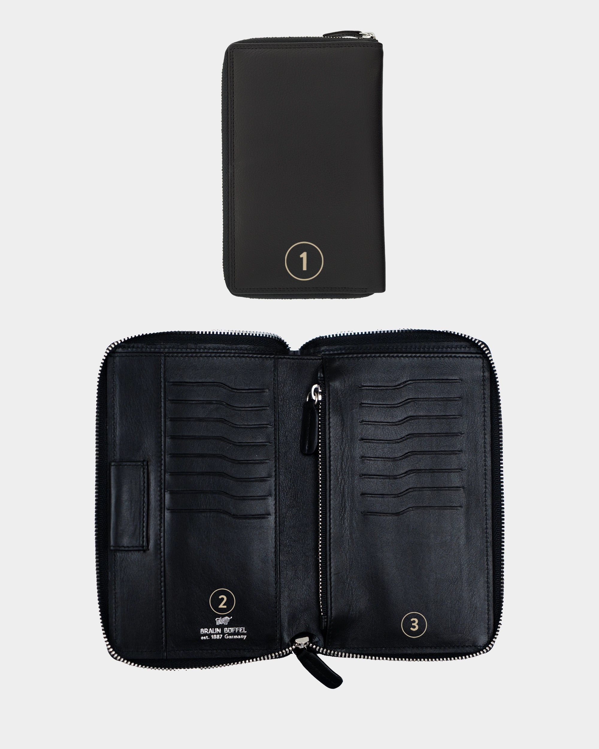 GOLF RFID wallet 16CS black