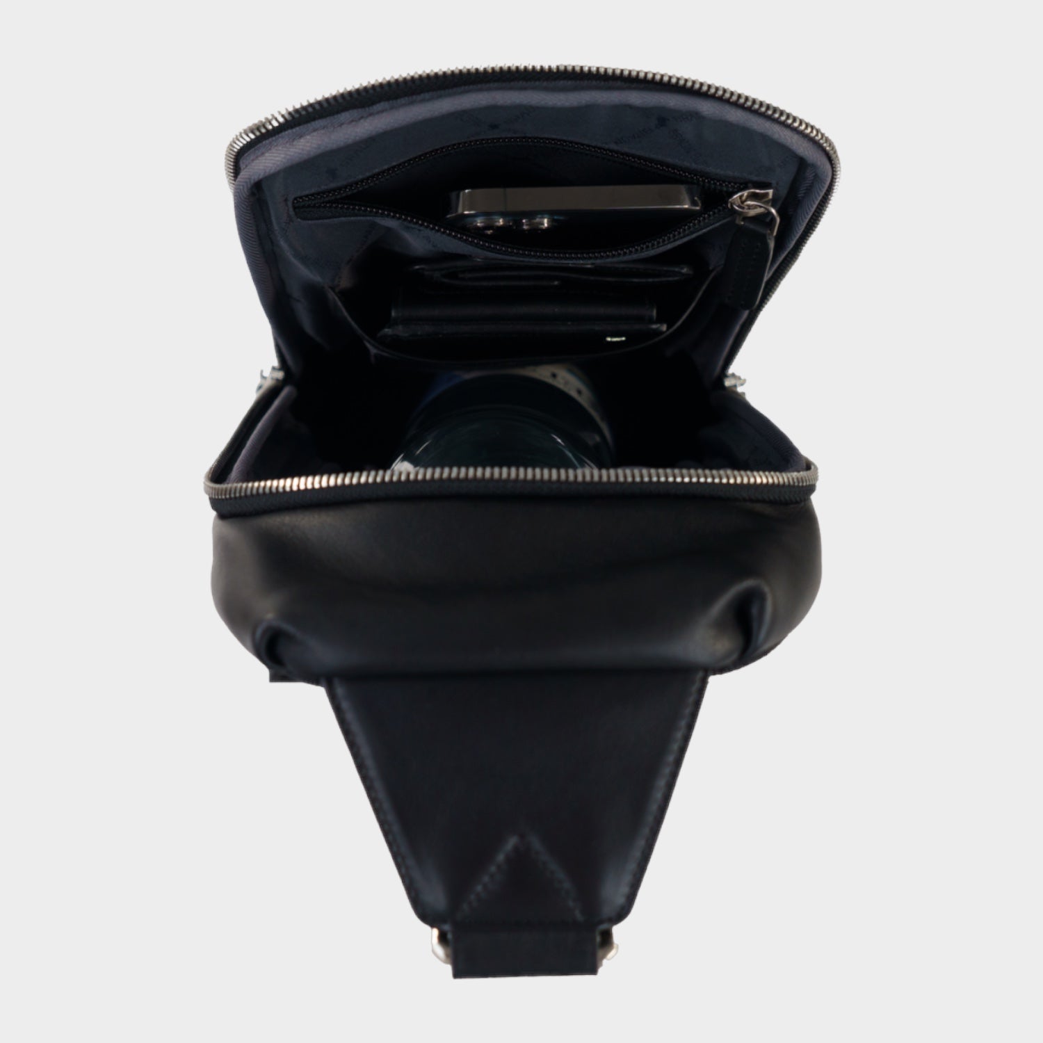 Innenansicht GOLF Sling Bag schwarz