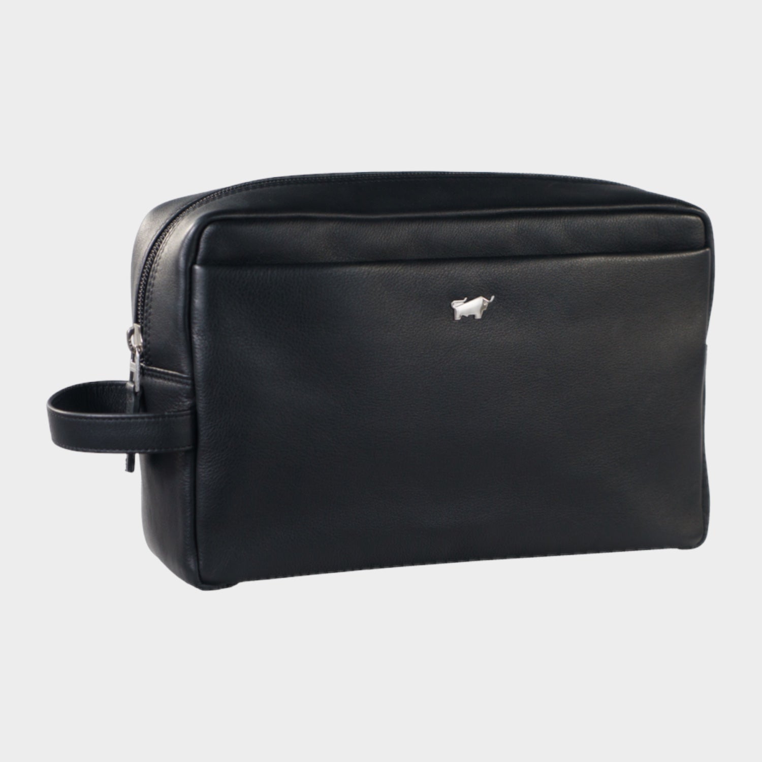 Schrägansicht GOLF Kulturtasche schwarz