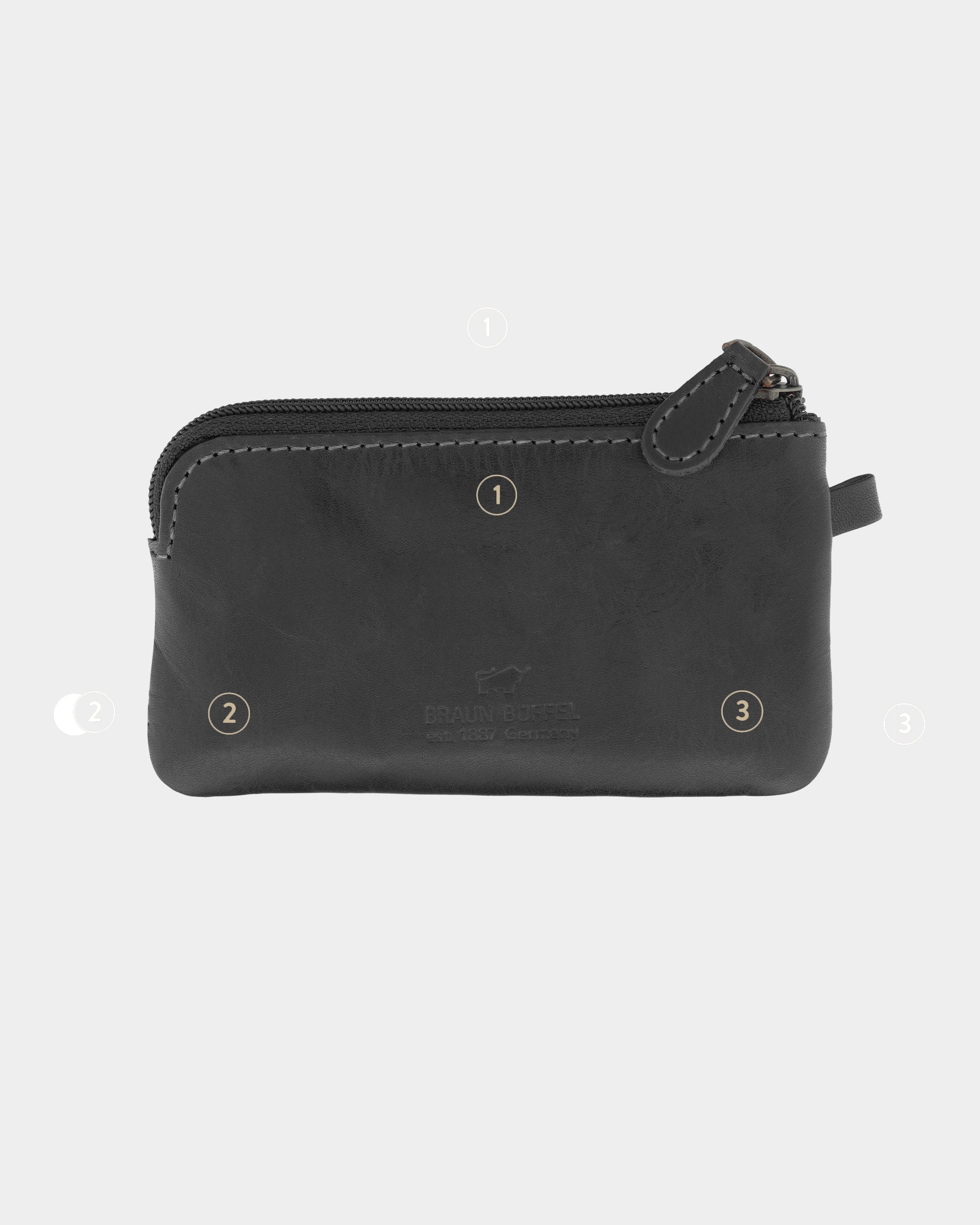 Personalisierungsbild AREZZO Schlüsseletui schwarz