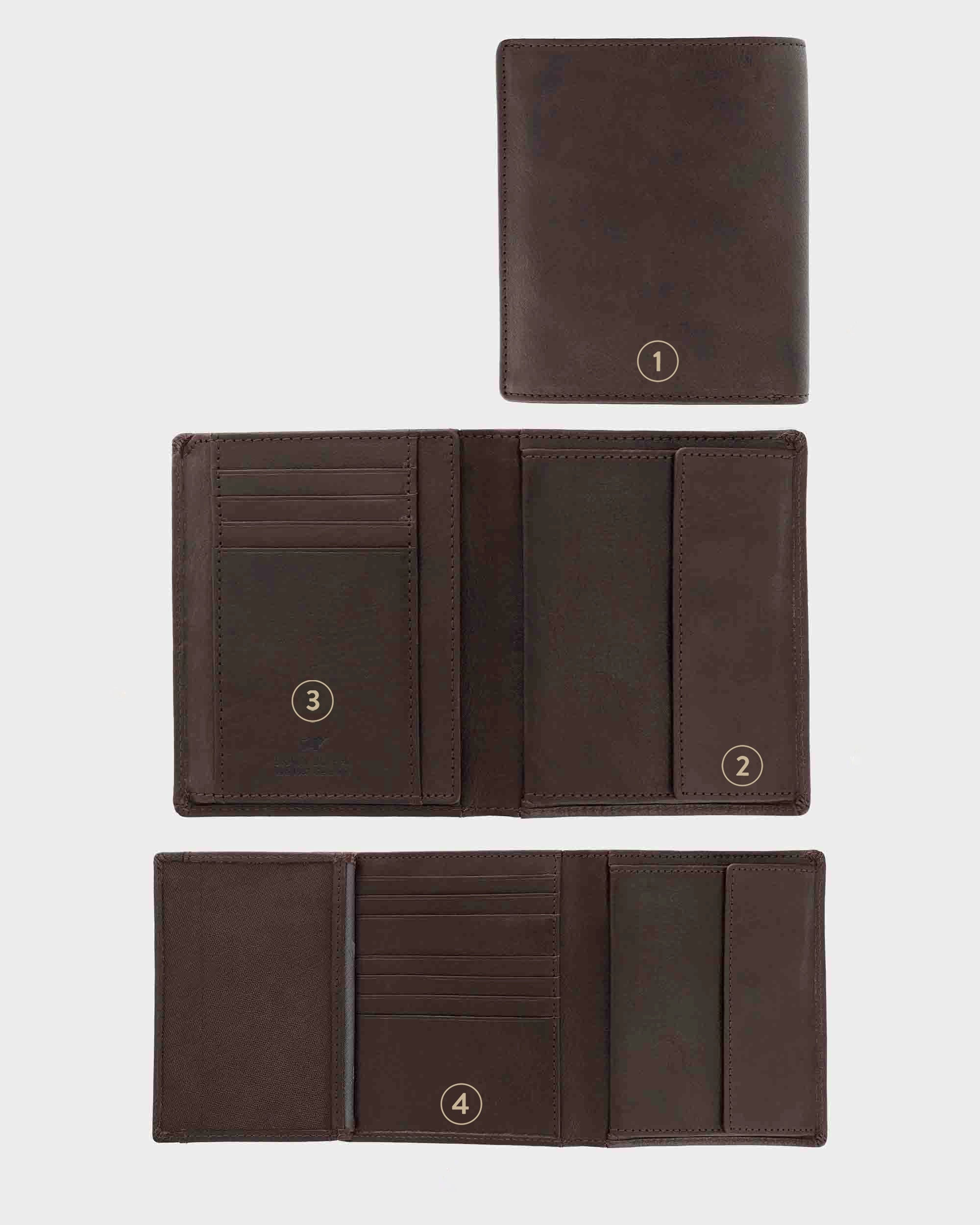 Personalisierungsbild AREZZO RFID Geldbörse H 8CS braun