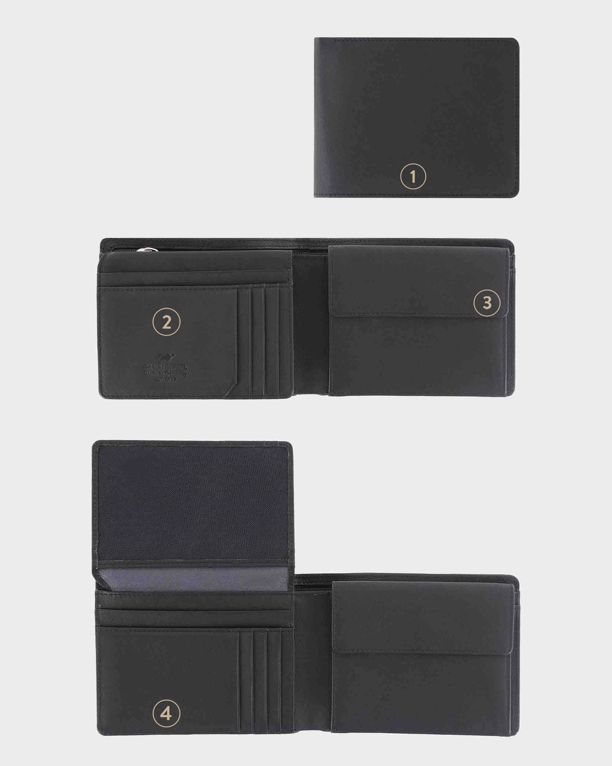 Personalisierungsbild ARIZONA 2.0 Geldbörse 8CS w. Zip Comp. schwarz