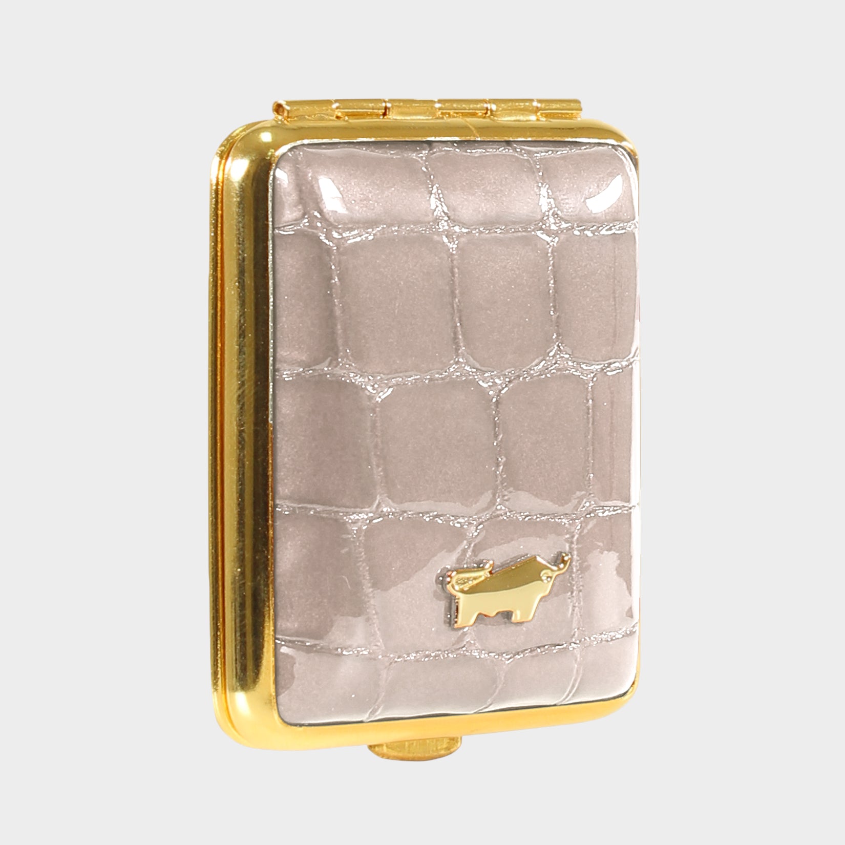 Schrägansicht VERONA Pillendose sand