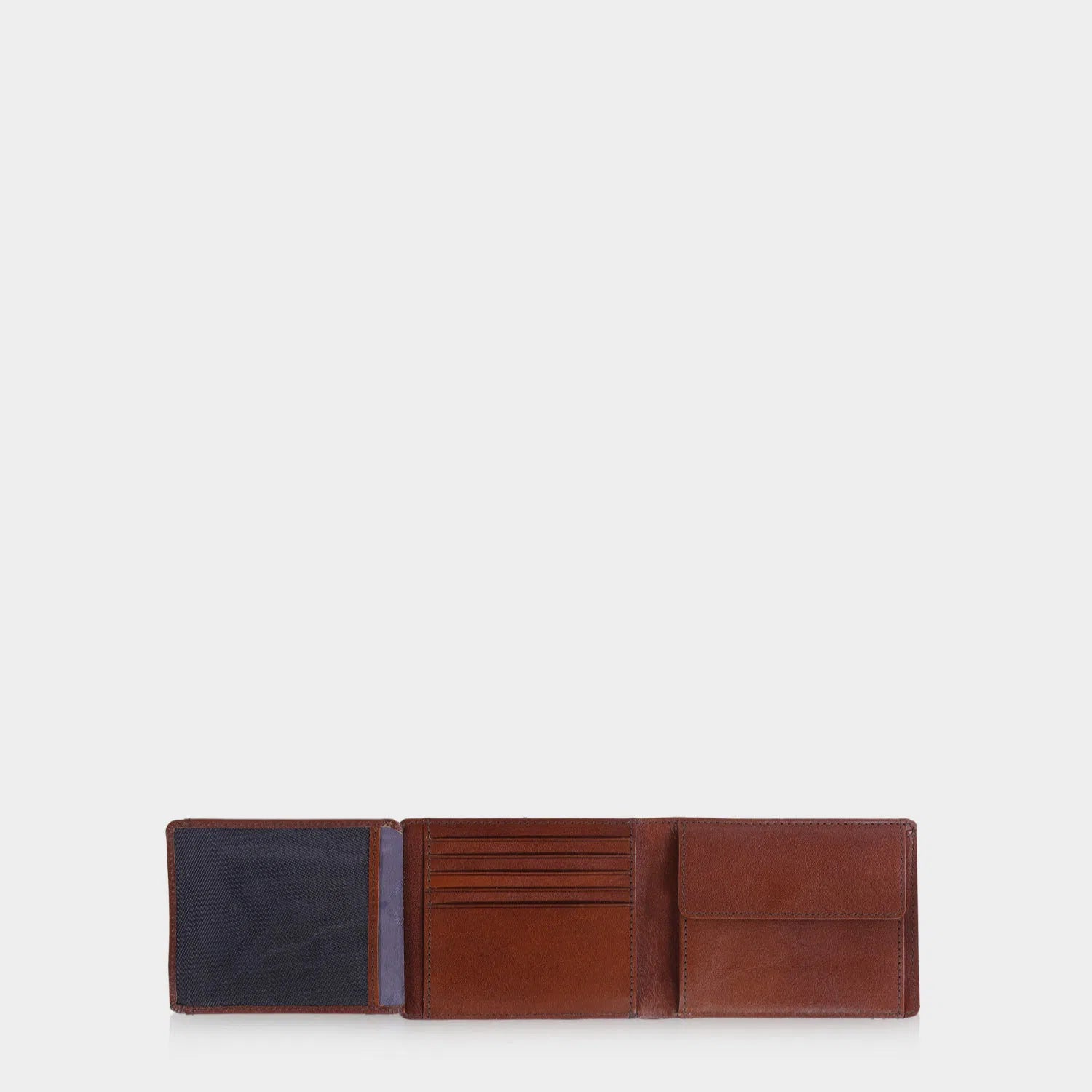 Innenansicht COUNTRY RFID Geldbörse 9CS side flap palisandro
