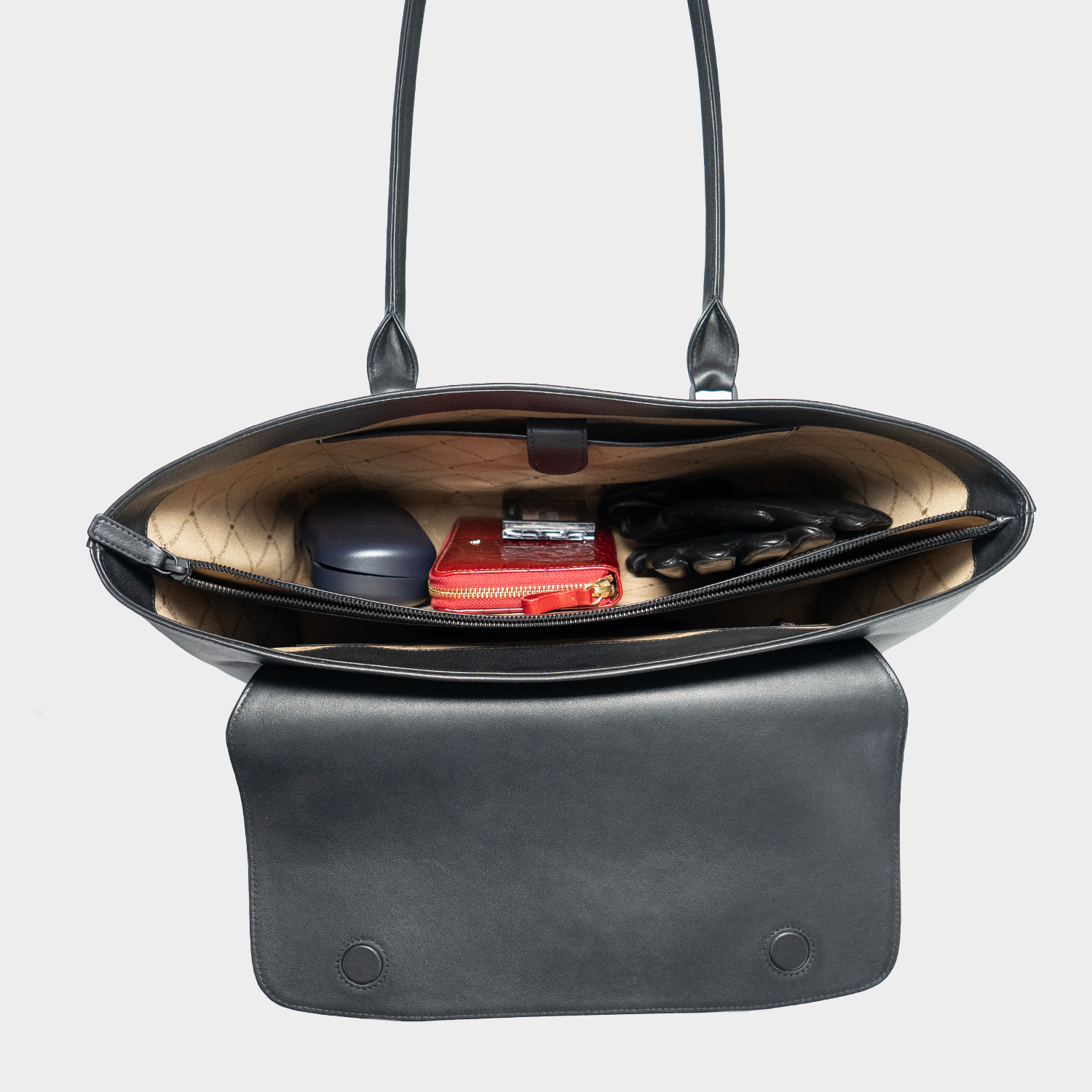 KAROLINE Tote Large schwarz