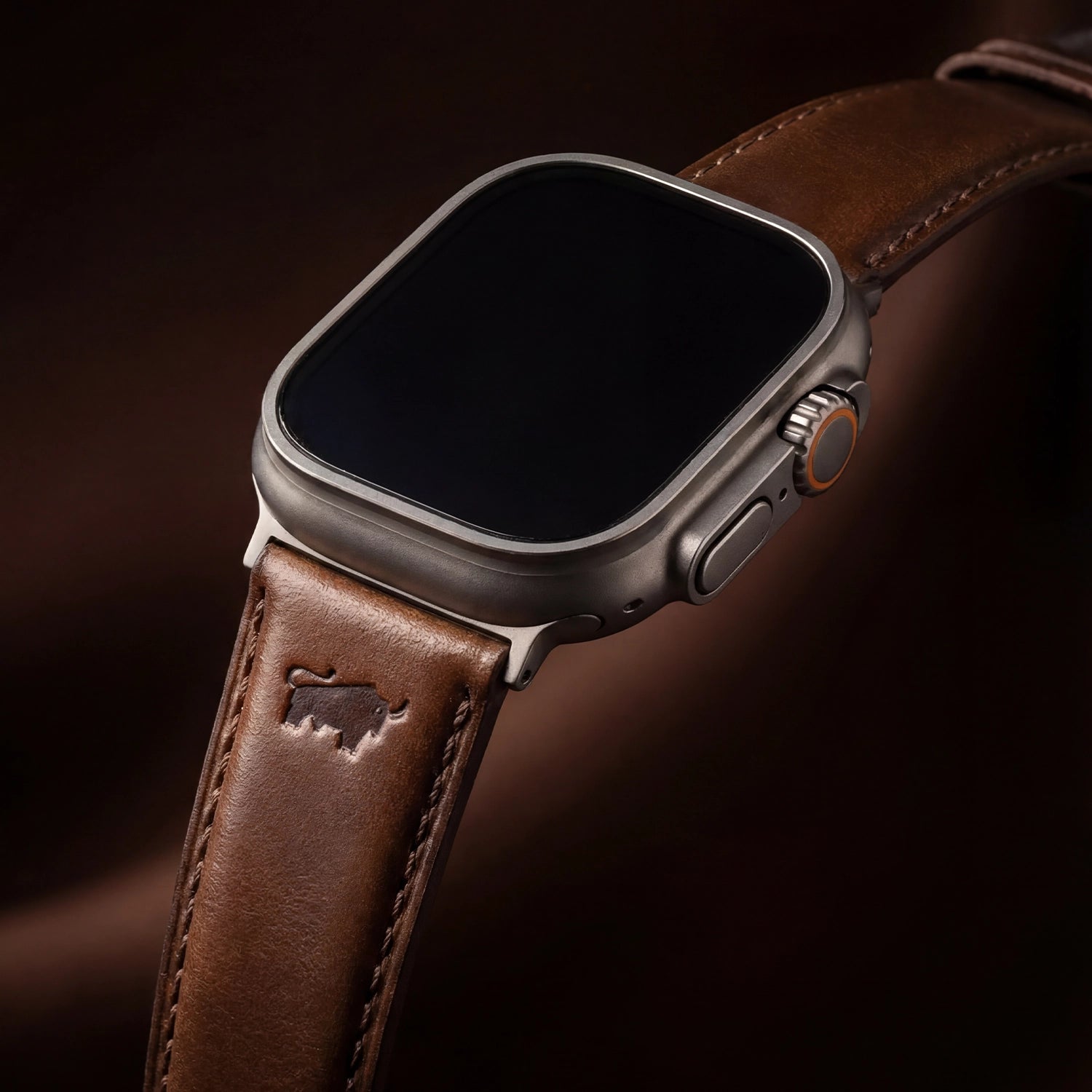 Keyfeature CORDOVAN Armand für Apple Watch Ultra mustang