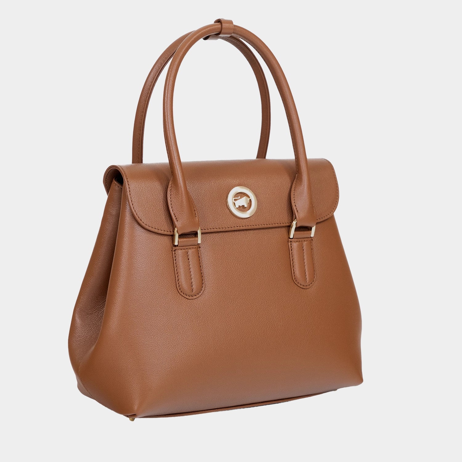 KAROLINE ICONIC Tote Small saddle