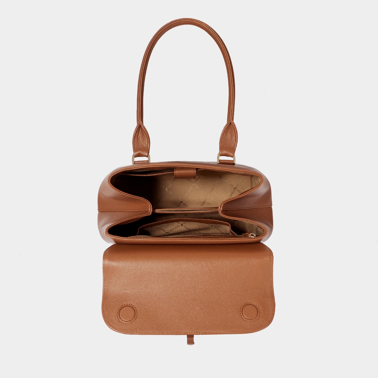 KAROLINE ICONIC Tote Small saddle