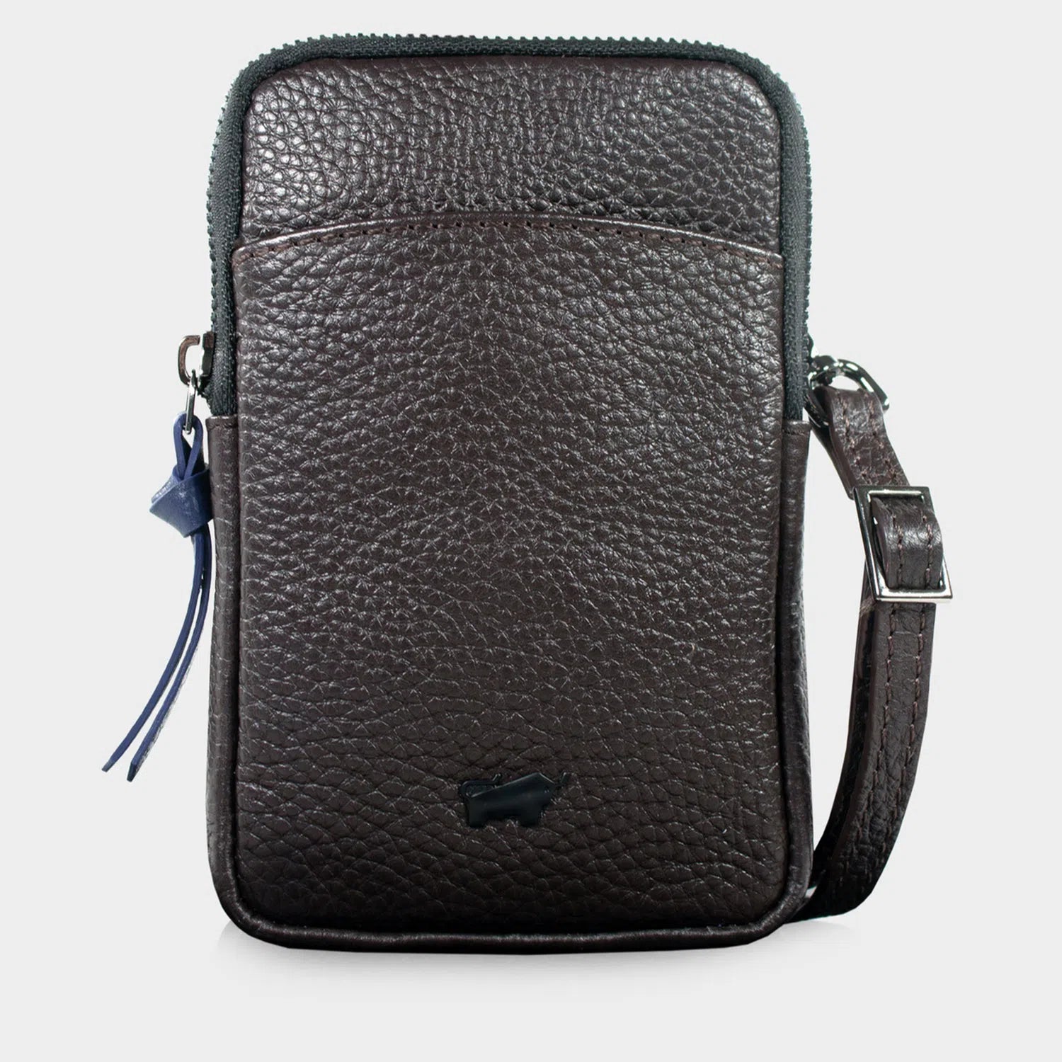 Frontansicht NOVARA Phone Pouch braun