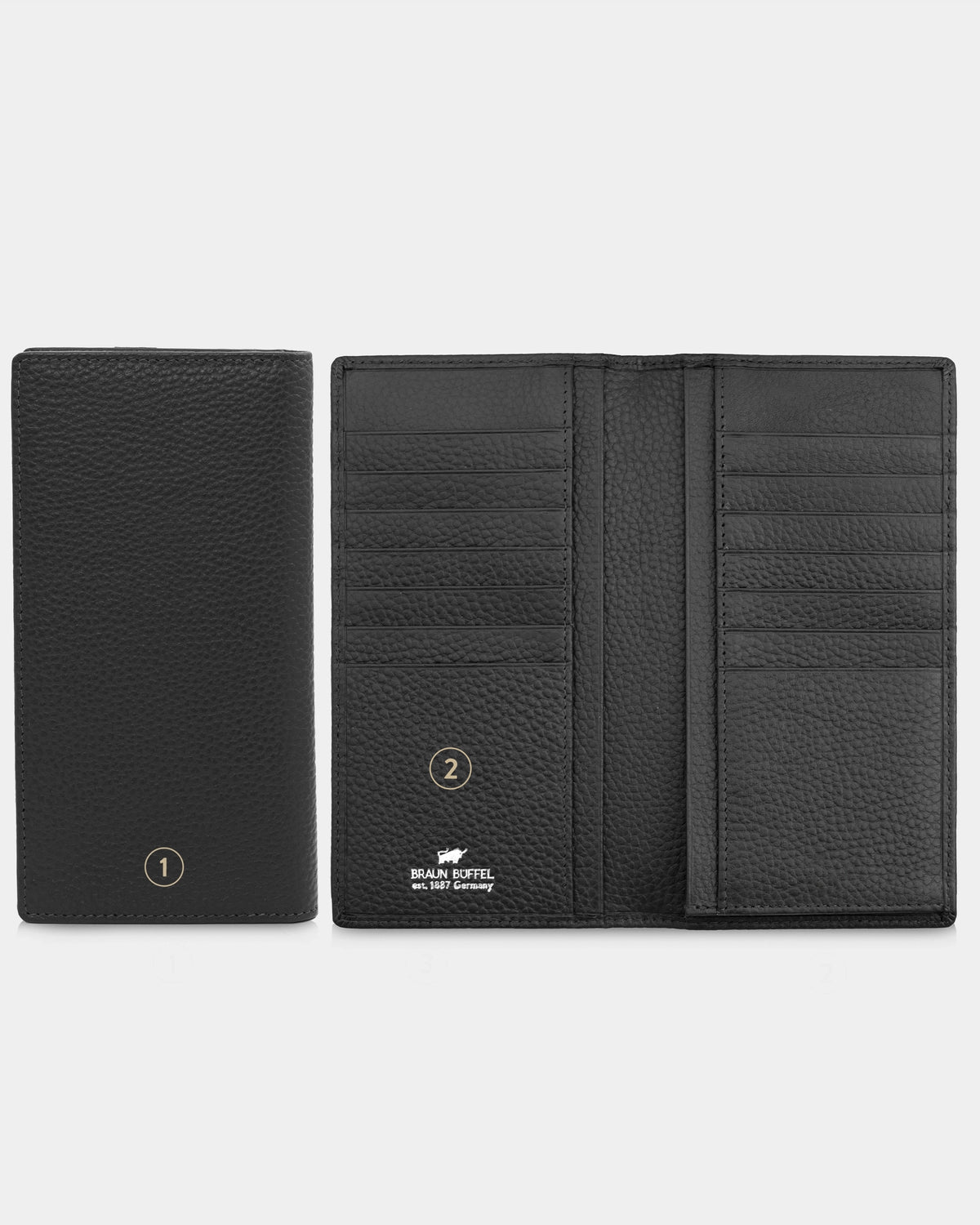 THEO RFID Brieftasche 14CS schwarz