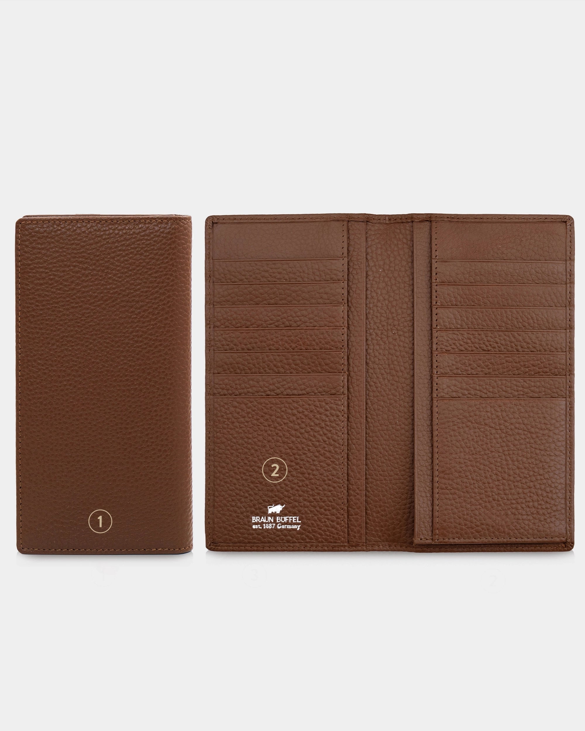 THEO RFID Brieftasche 14CS nut