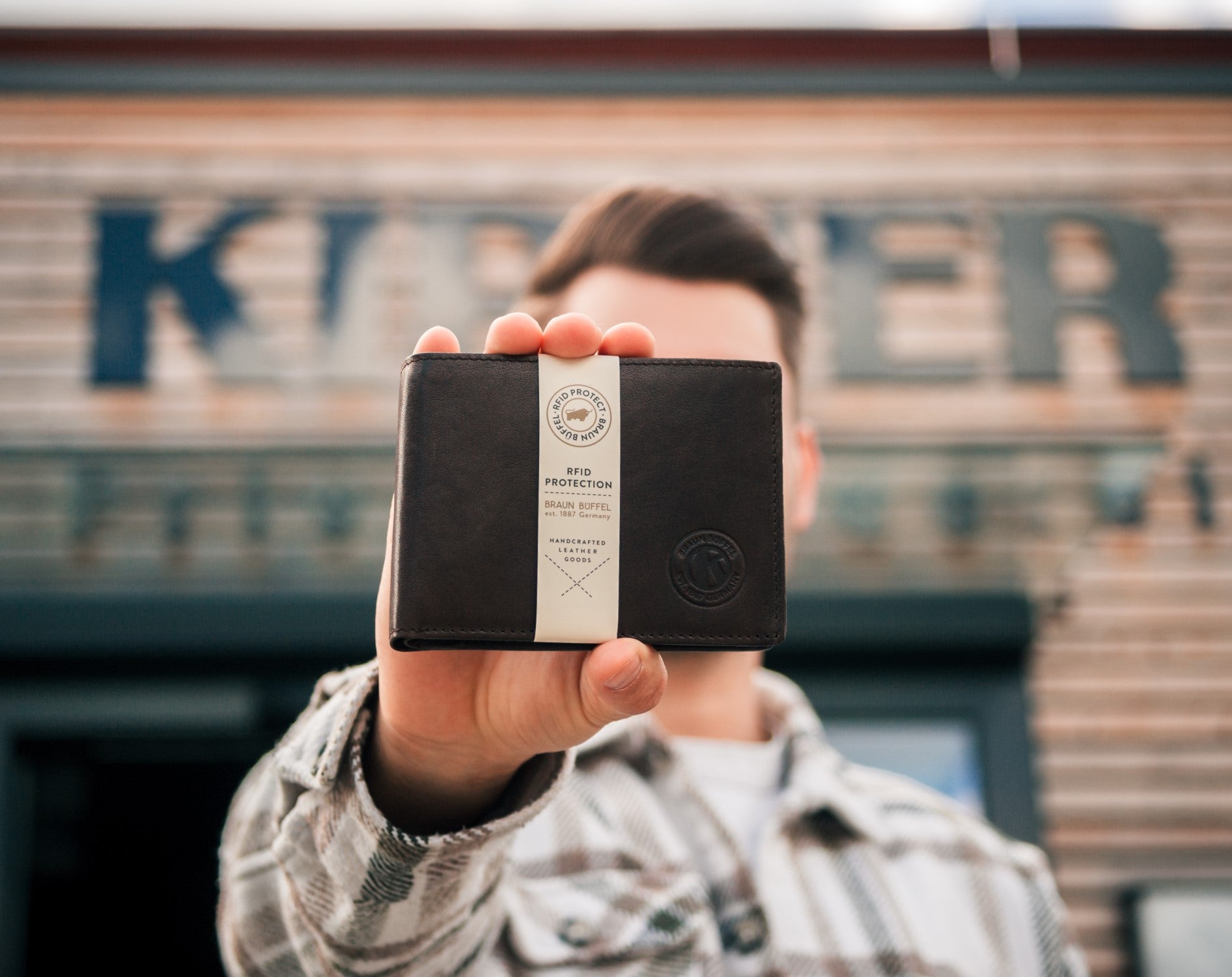 Geldbörse mit Sonderangefertigten Prägung