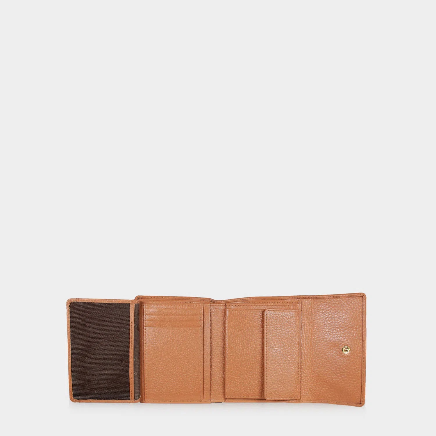 Innenansicht ASTI Geldbörse M 8CS cognac