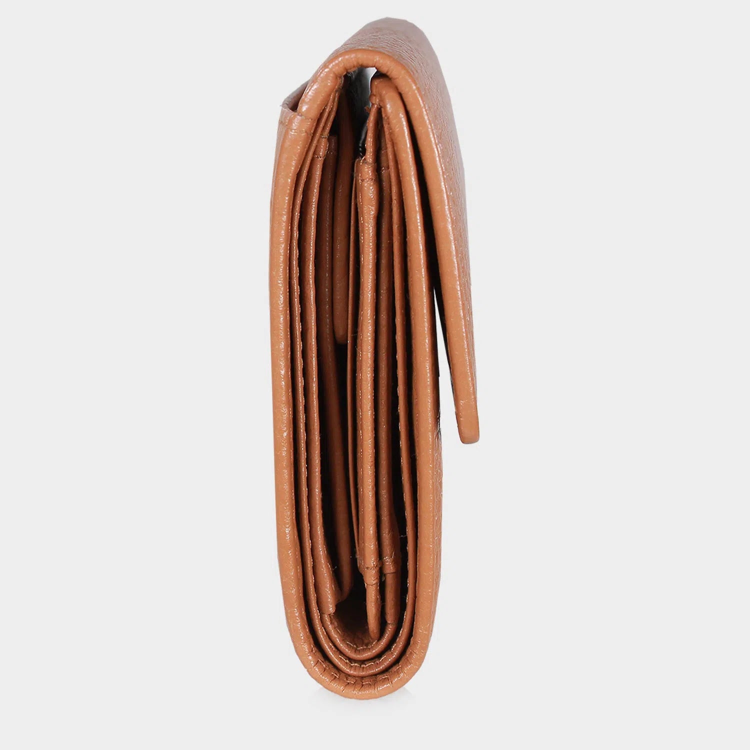 Seitenansicht ASTI Geldbörse M 8CS cognac