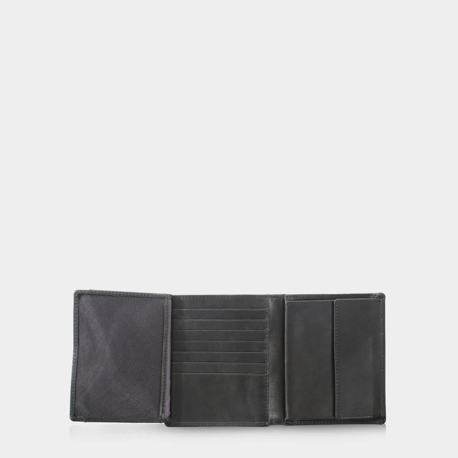 Innenansicht AREZZO RFID Geldbörse H 11CS schwarz