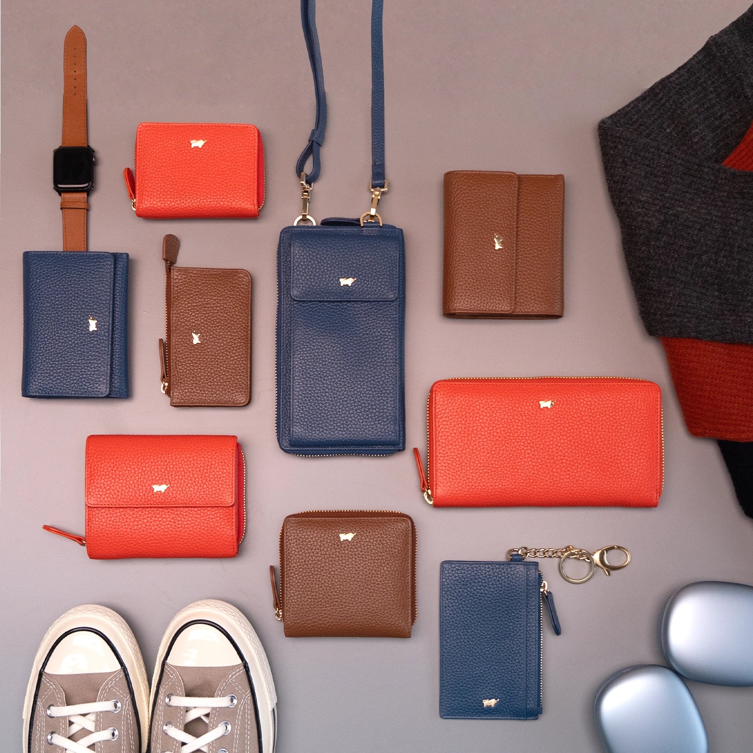 Keyfeature ASTI RV-Geldbörse M 8CS rich red