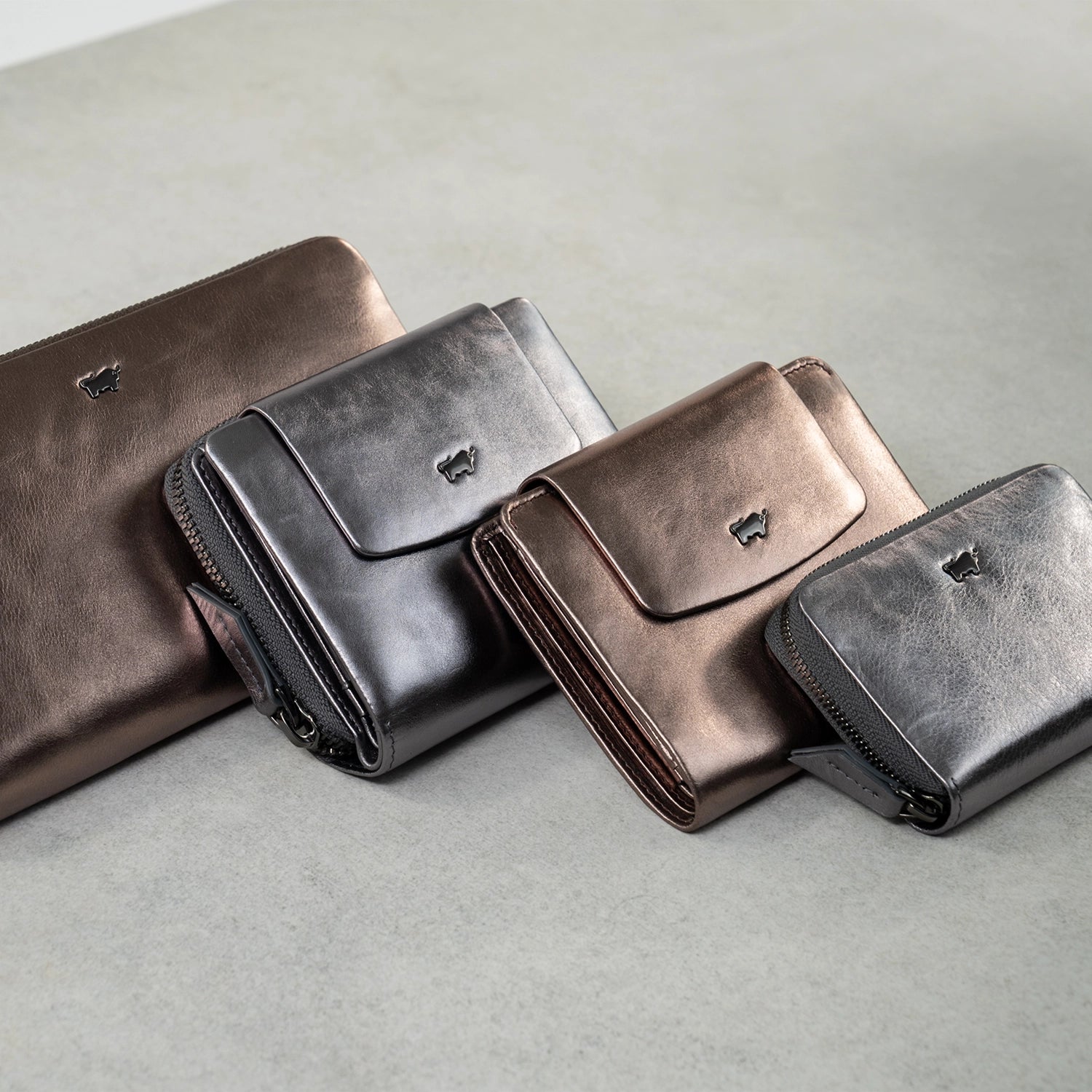Keyfeature RUBY RFID Mini Geldbörse bronze
