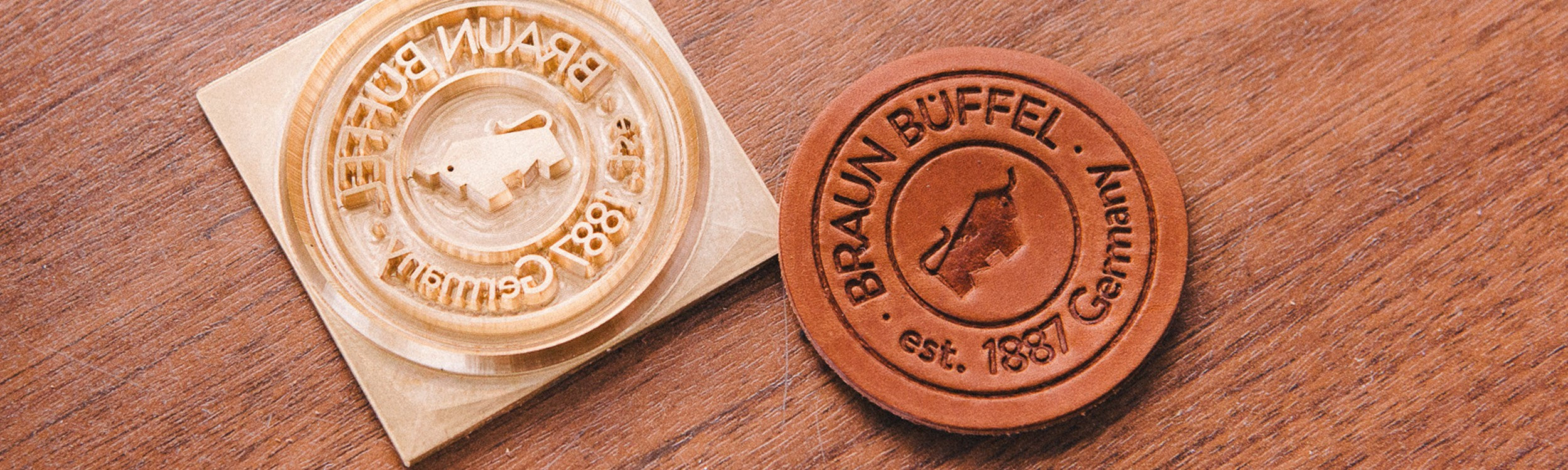 BRAUN BÜFFEL Prägestempel für Leder