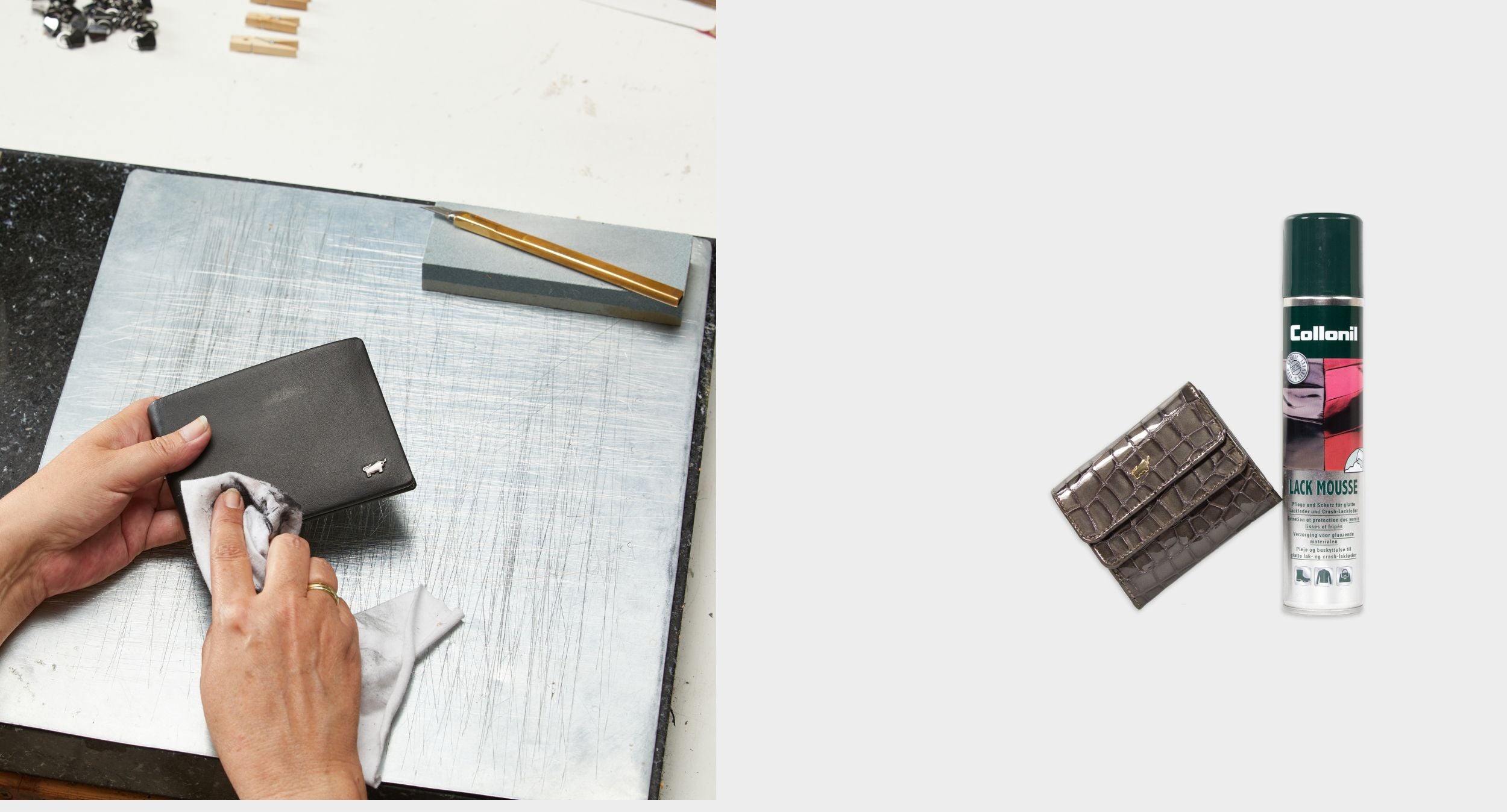 Lederpflegemittel Anwendung