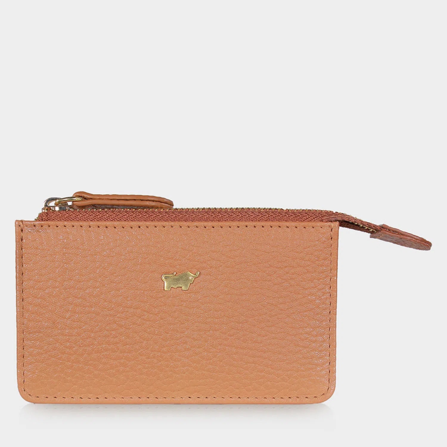 Frontansicht ASTI Schlüsseletui cognac