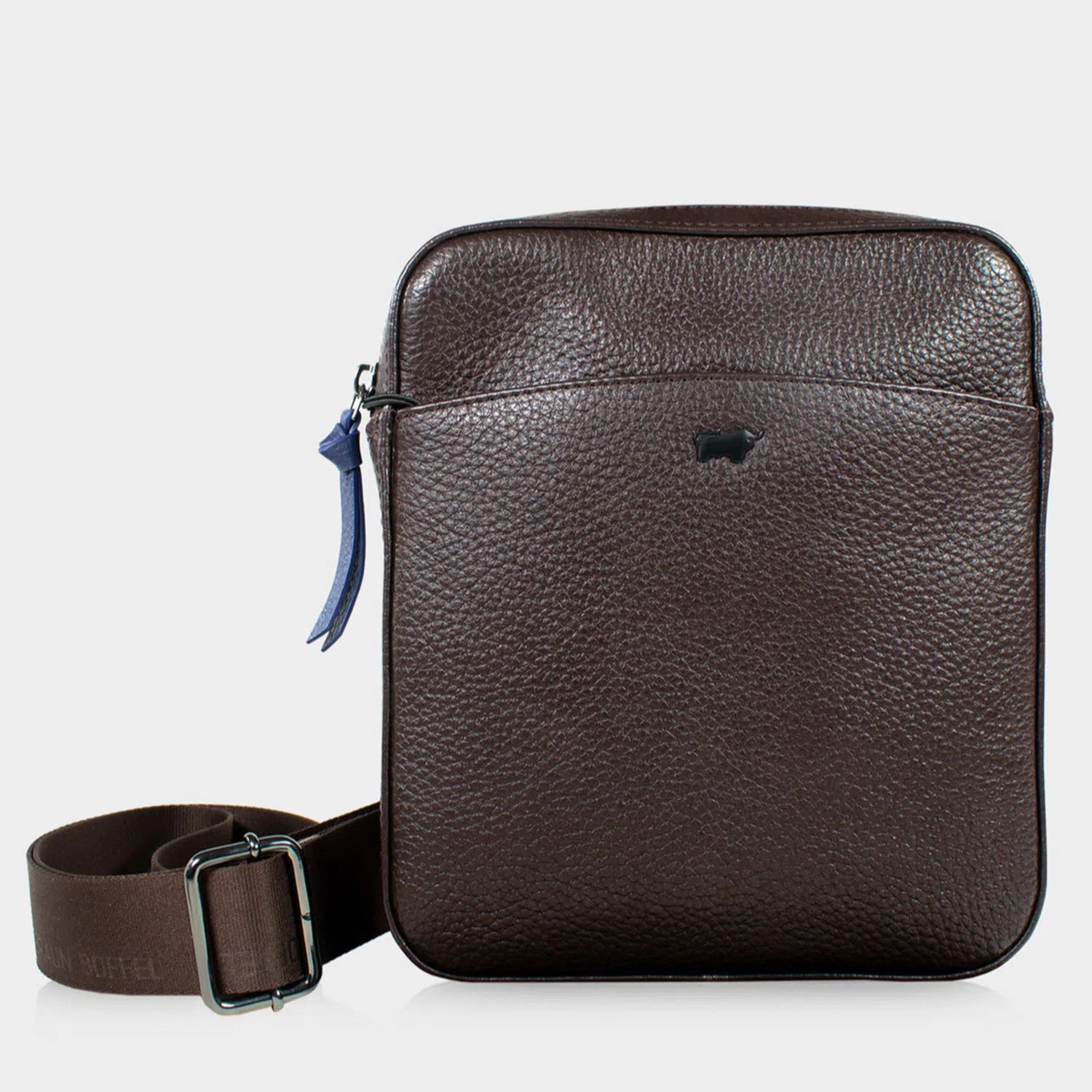 Frontansicht NOVARA Umhängetasche braun