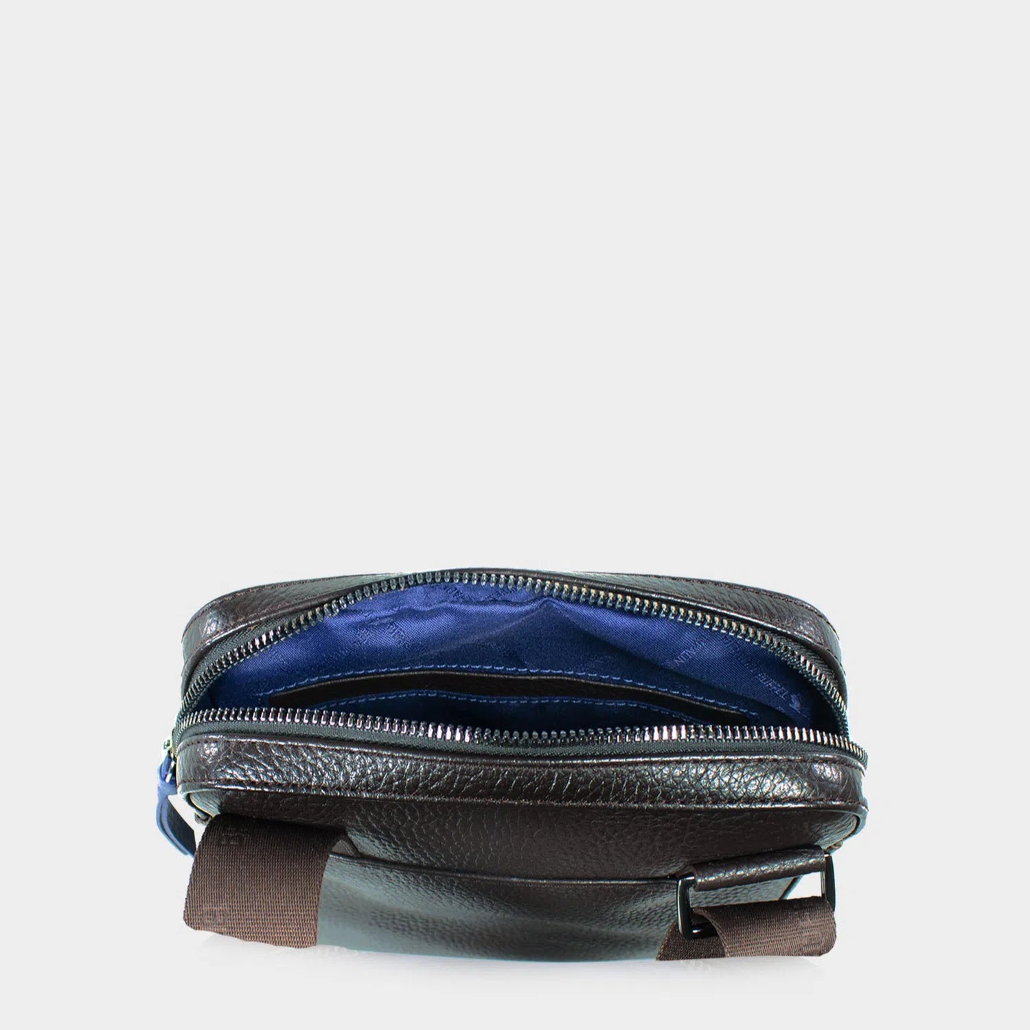 Innenansicht NOVARA Umhängetasche braun