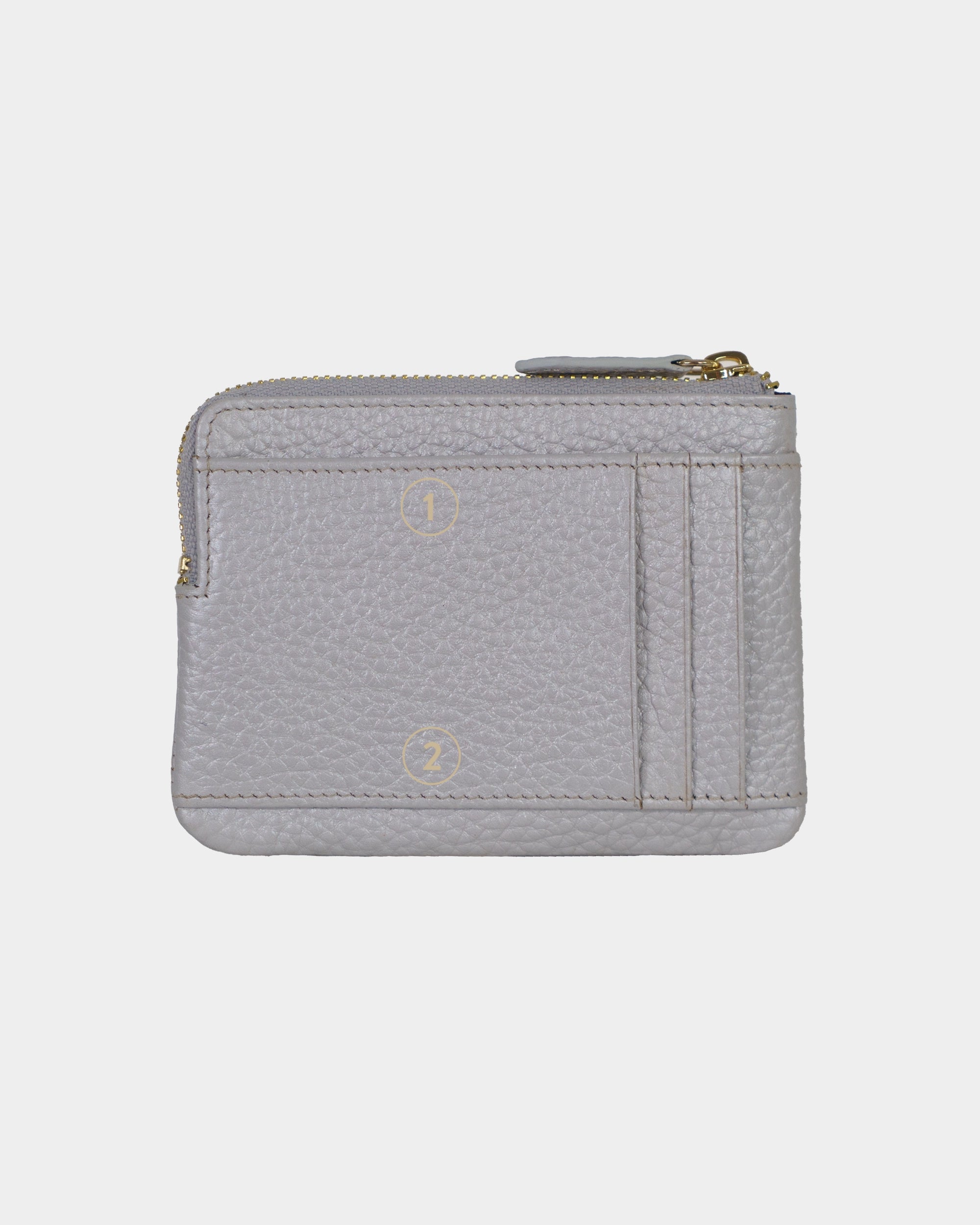 Personalisierung ALESSIA Geldbörse S 3+2CS silver grey