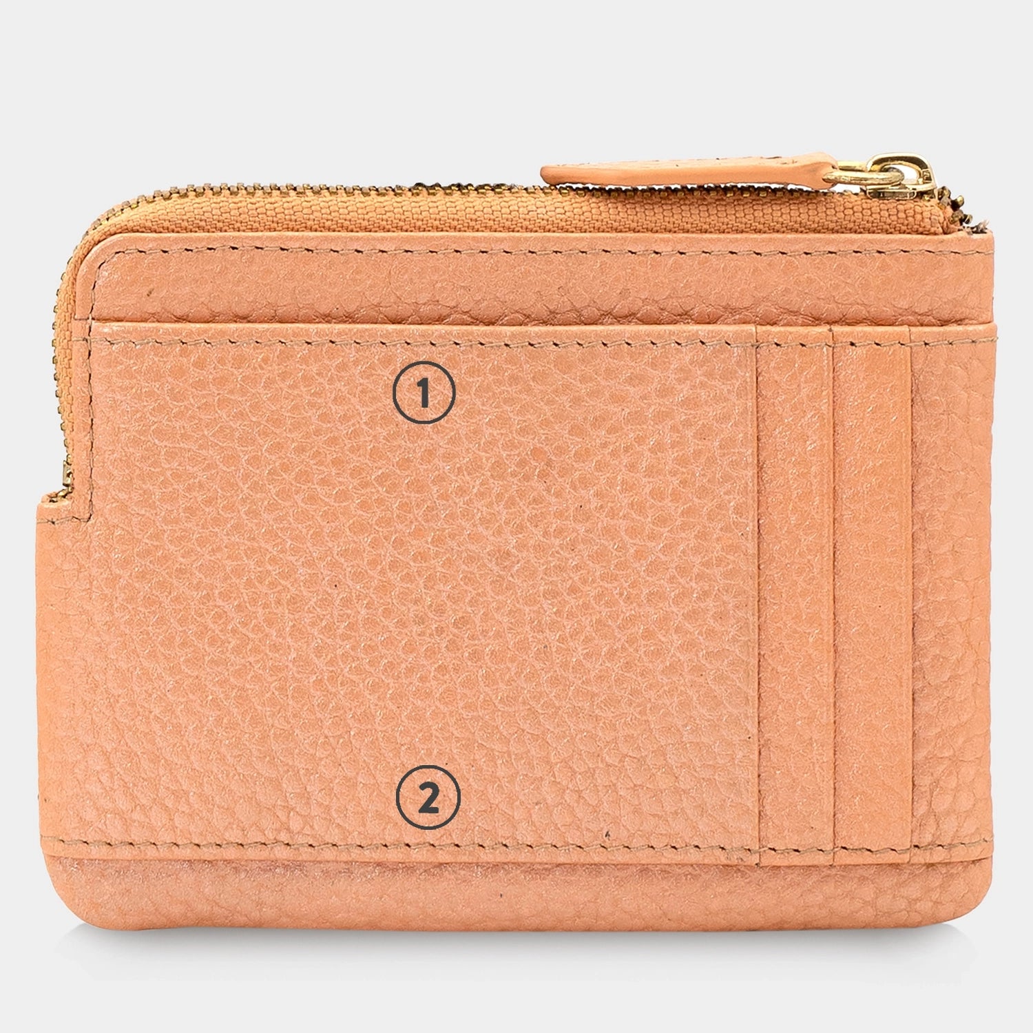 Personalisierungsbild ALESSIA Geldbörse S 3+2CS light apricot