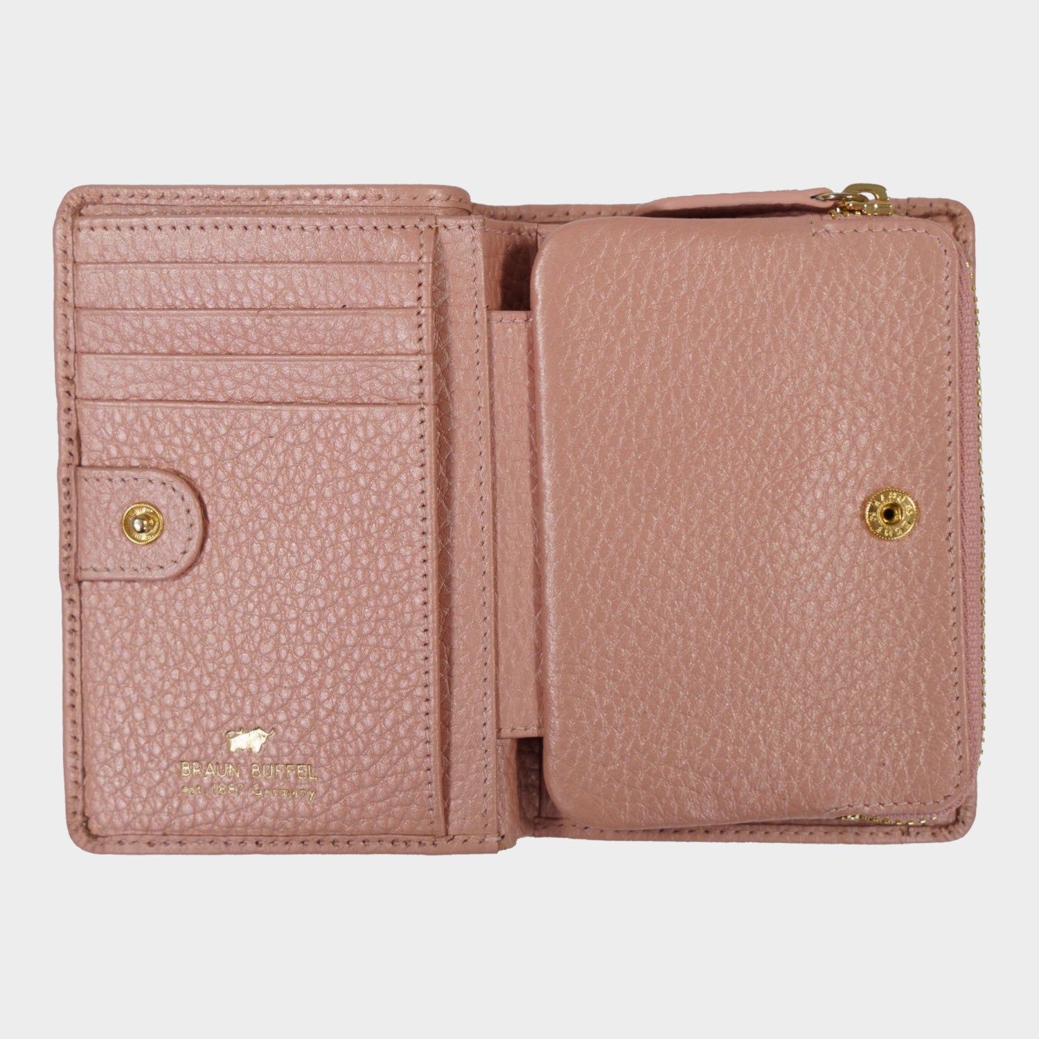 Innenansicht ALESSIA Mini Geldbörse 8CS coral