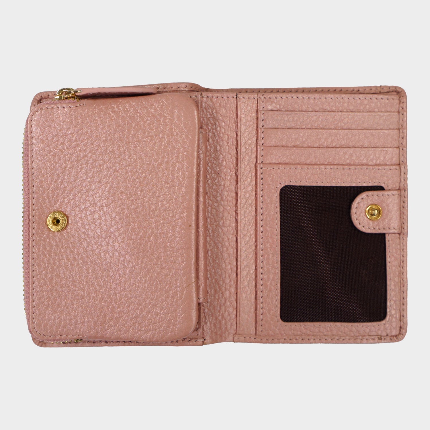 Innenansicht ALESSIA Mini Geldbörse 8CS coral