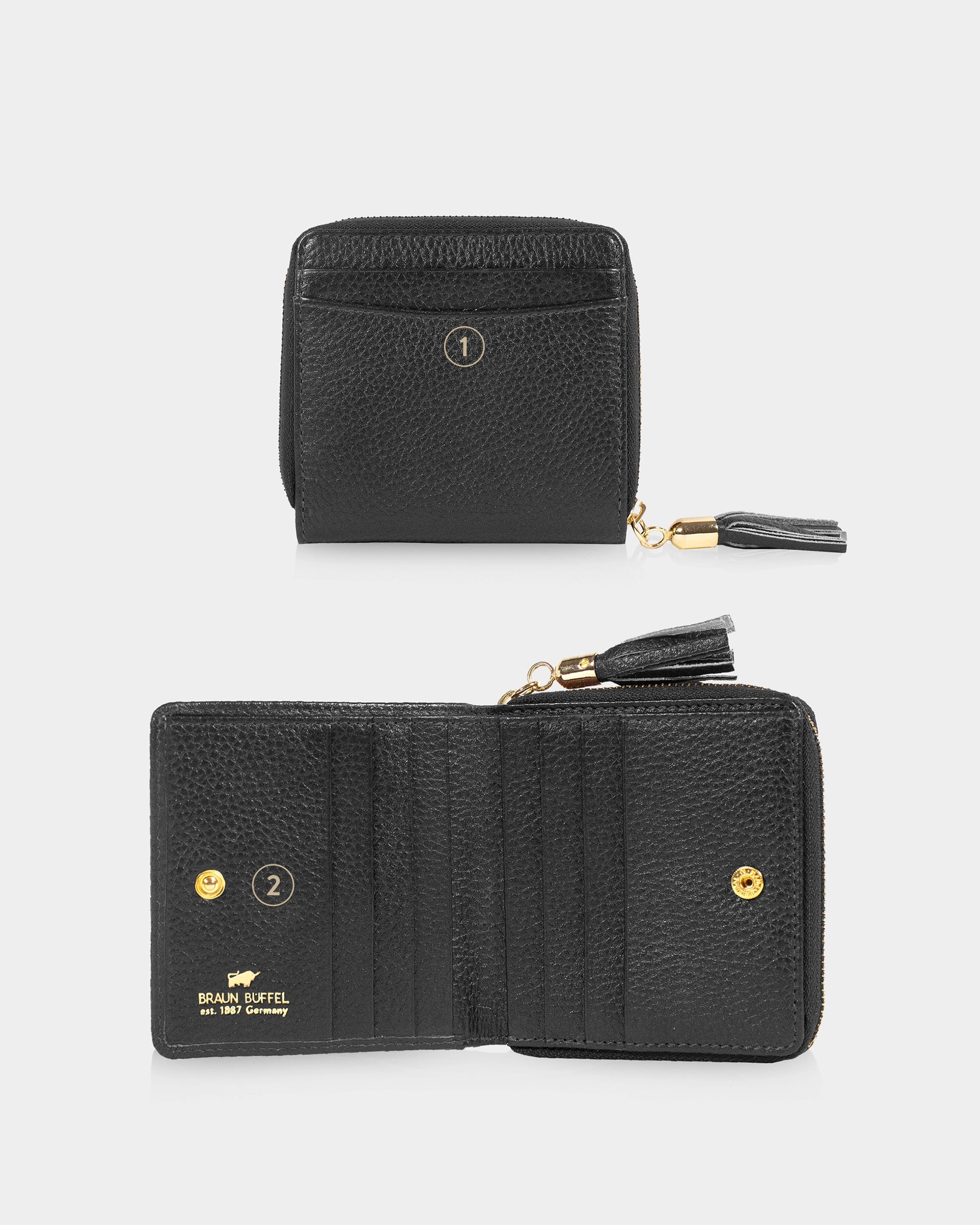 Personalisierungsbild ALESSIA RV-Geldbörse S 6CS schwarz