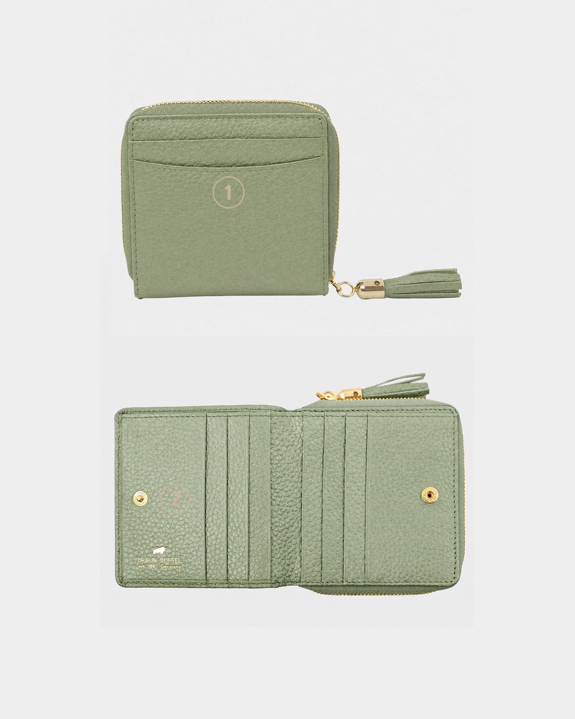 ALESSIA RV-Geldbörse S 6CS sage green