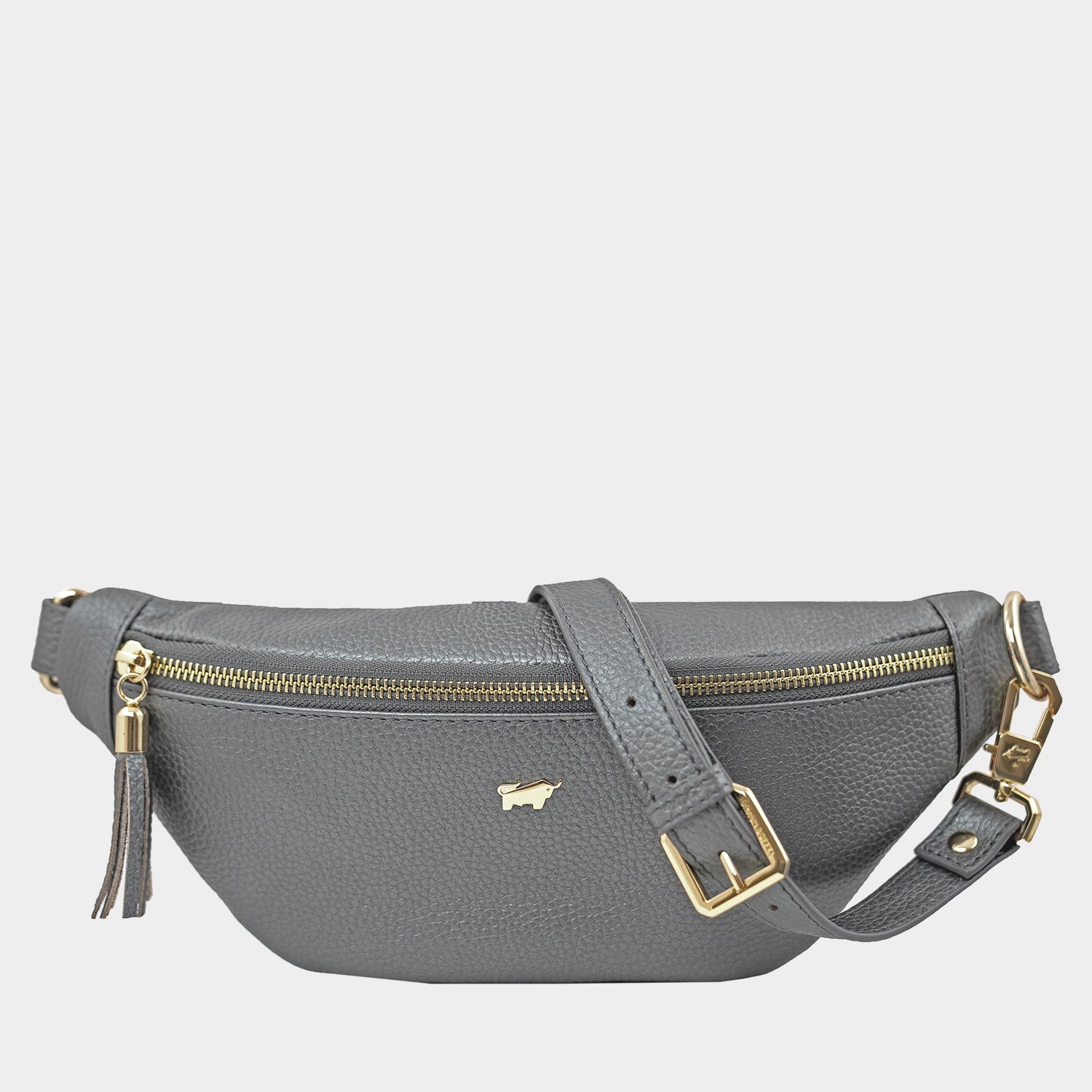 Frontansicht ALESSIA Gürteltasche dark grey 