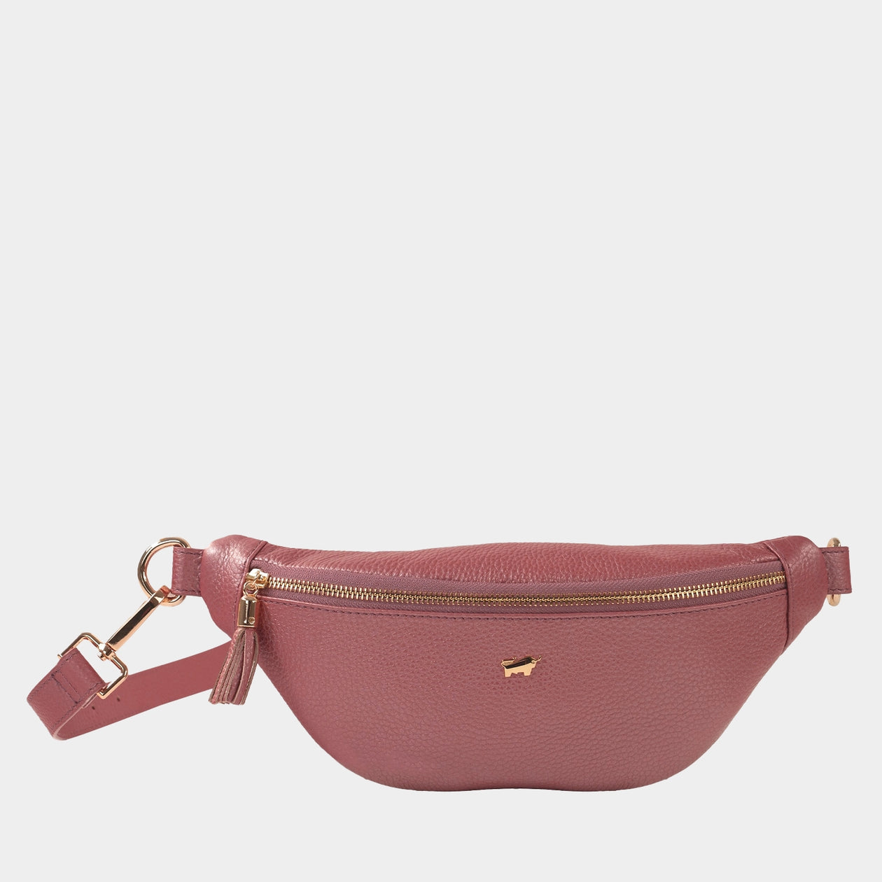 Frontansicht ALESSIA Gürteltasche brown rose