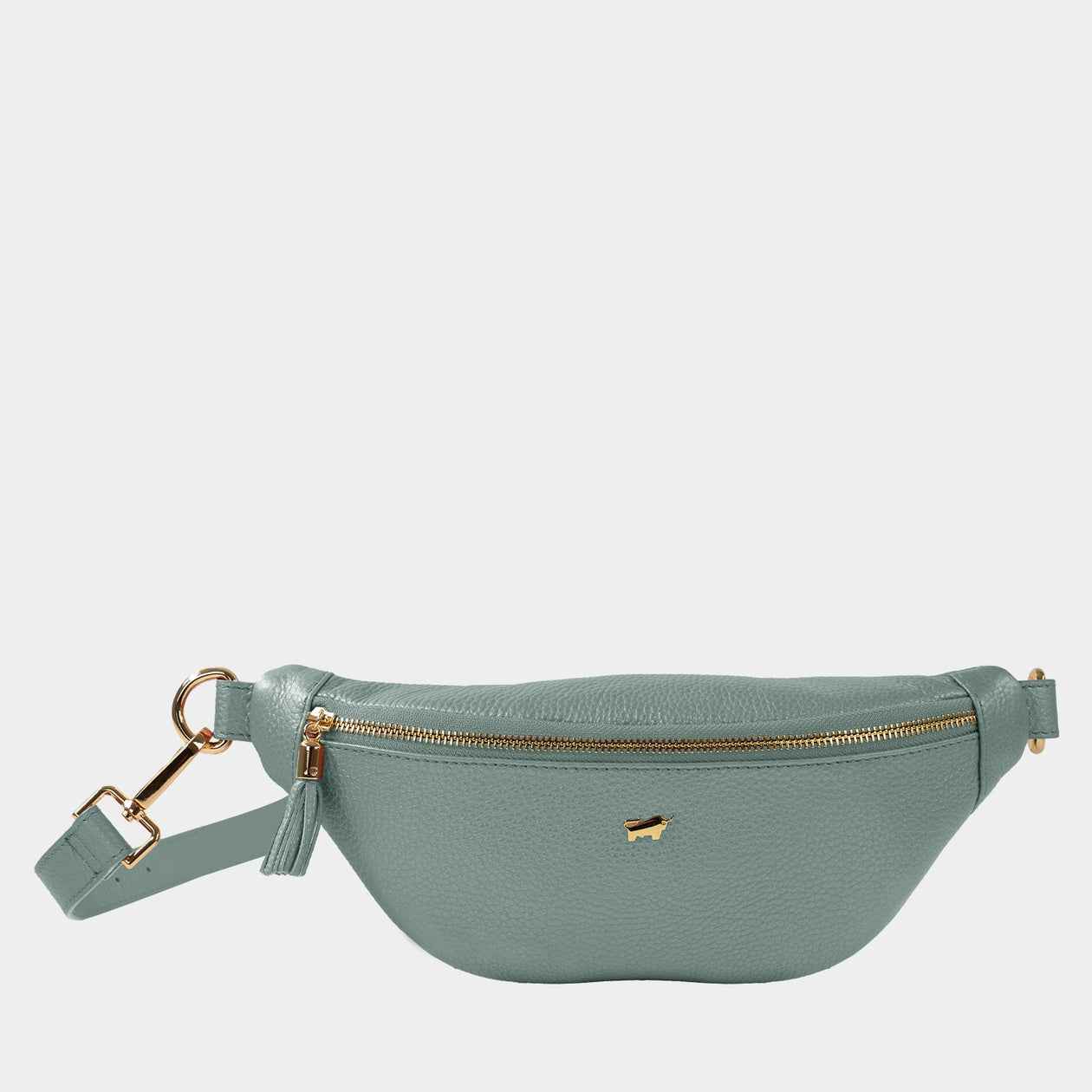 Frontansicht ALESSIA Gürteltasche pale green