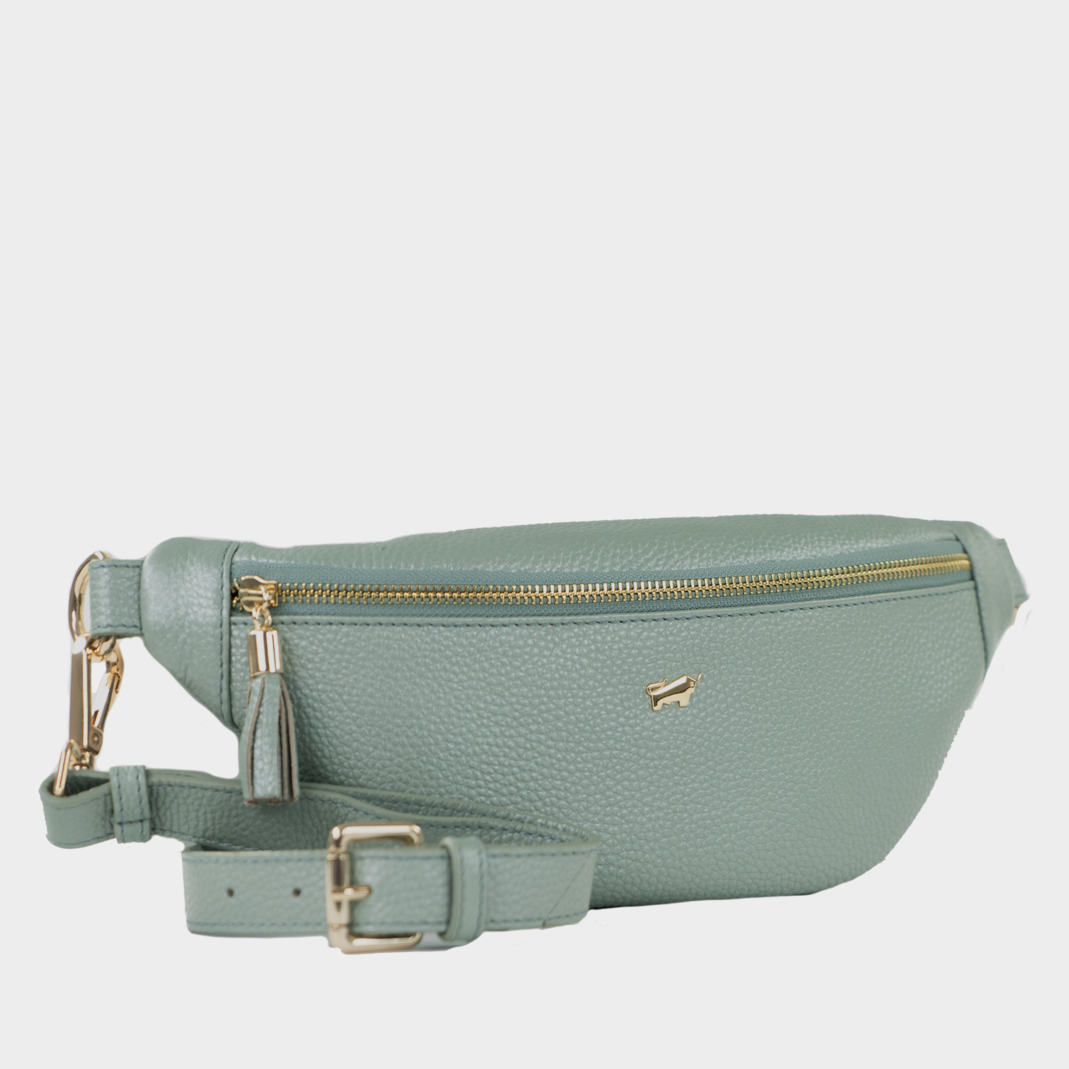 Schraegansicht ALESSIA Gürteltasche pale green