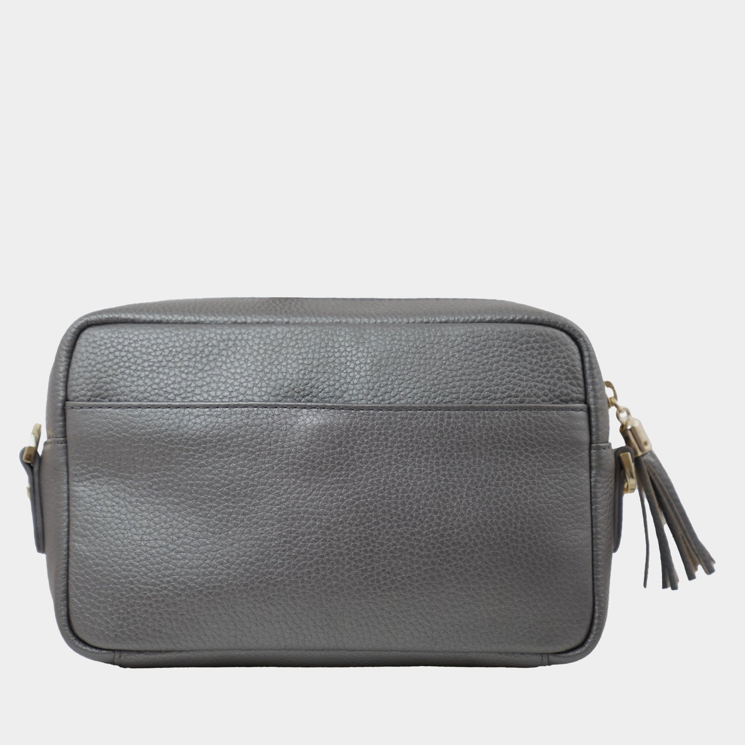 Rückansicht ALESSIA Camera Bag with Chain dark grey  