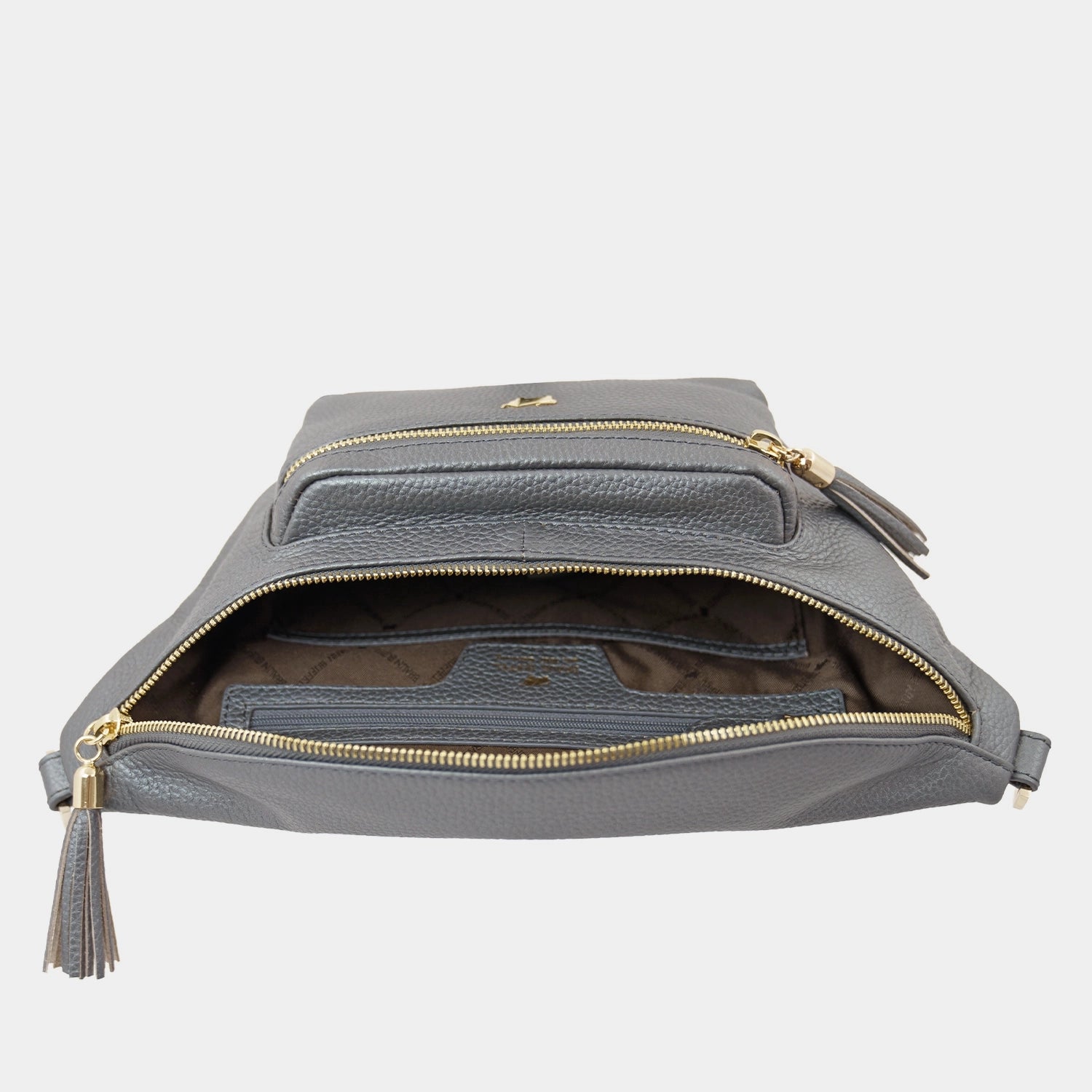 Innenansicht ALESSIA Cross Body Bag dark grey  