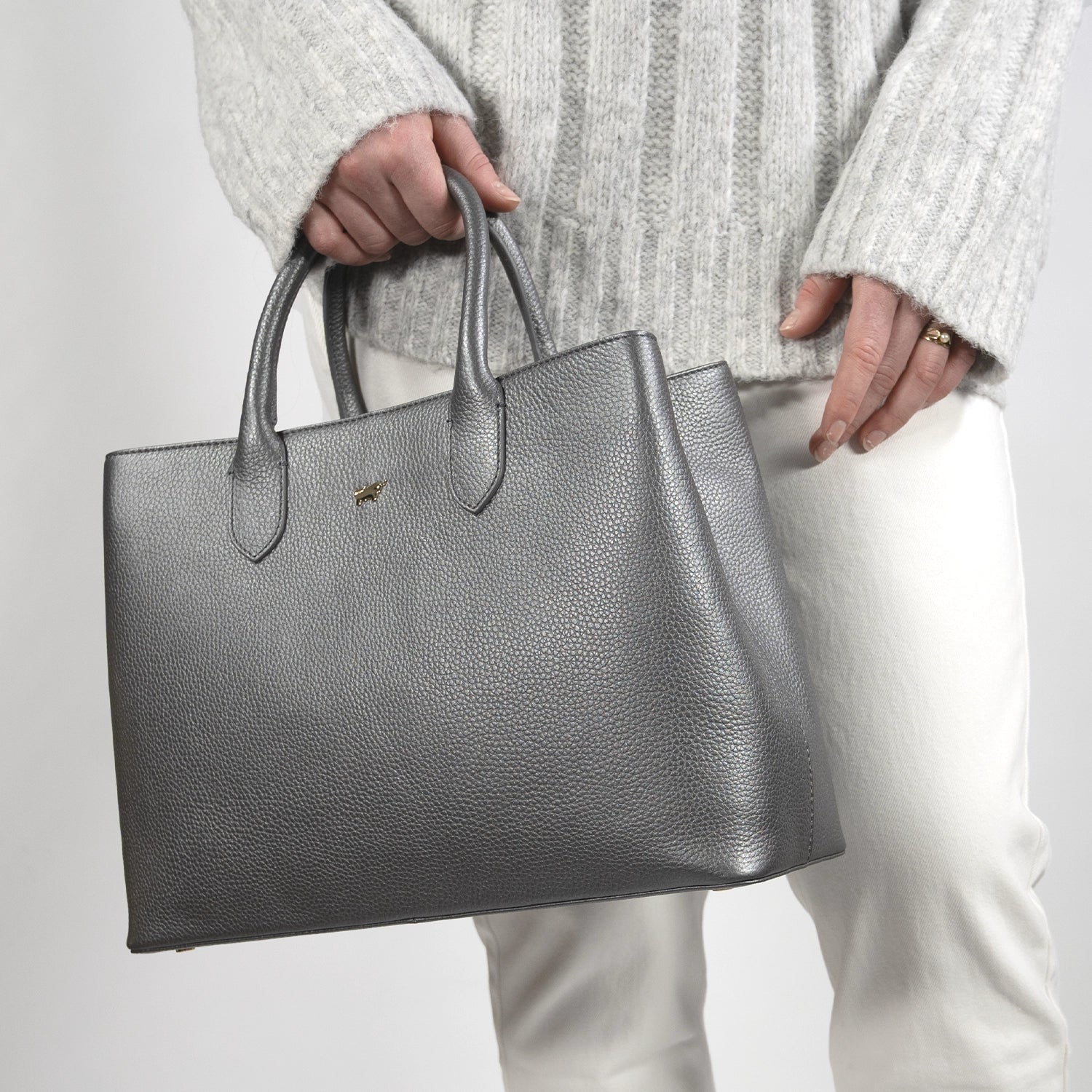 Keyfeature ALESSIA Tote Bag dark grey hover