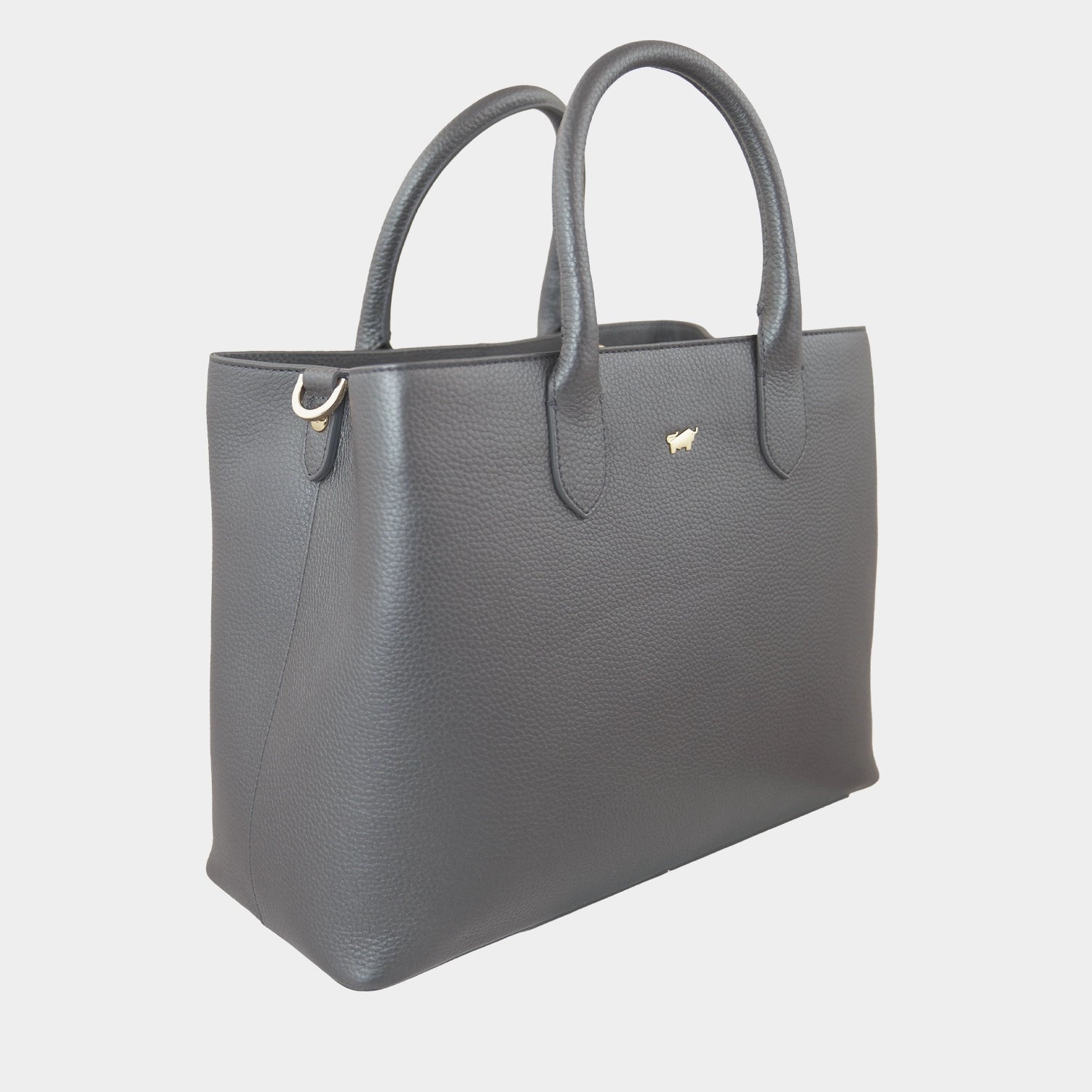 Schrägansicht ALESSIA Tote Bag dark grey  