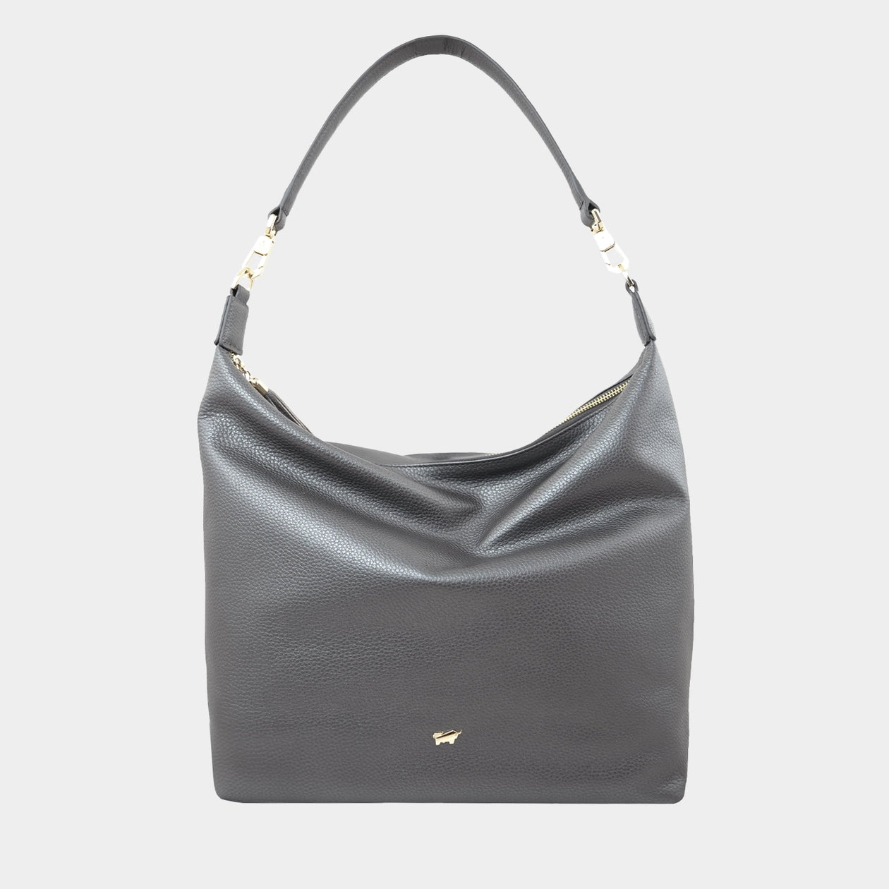 Frontansicht ALESSIA Hobo Bag dark grey