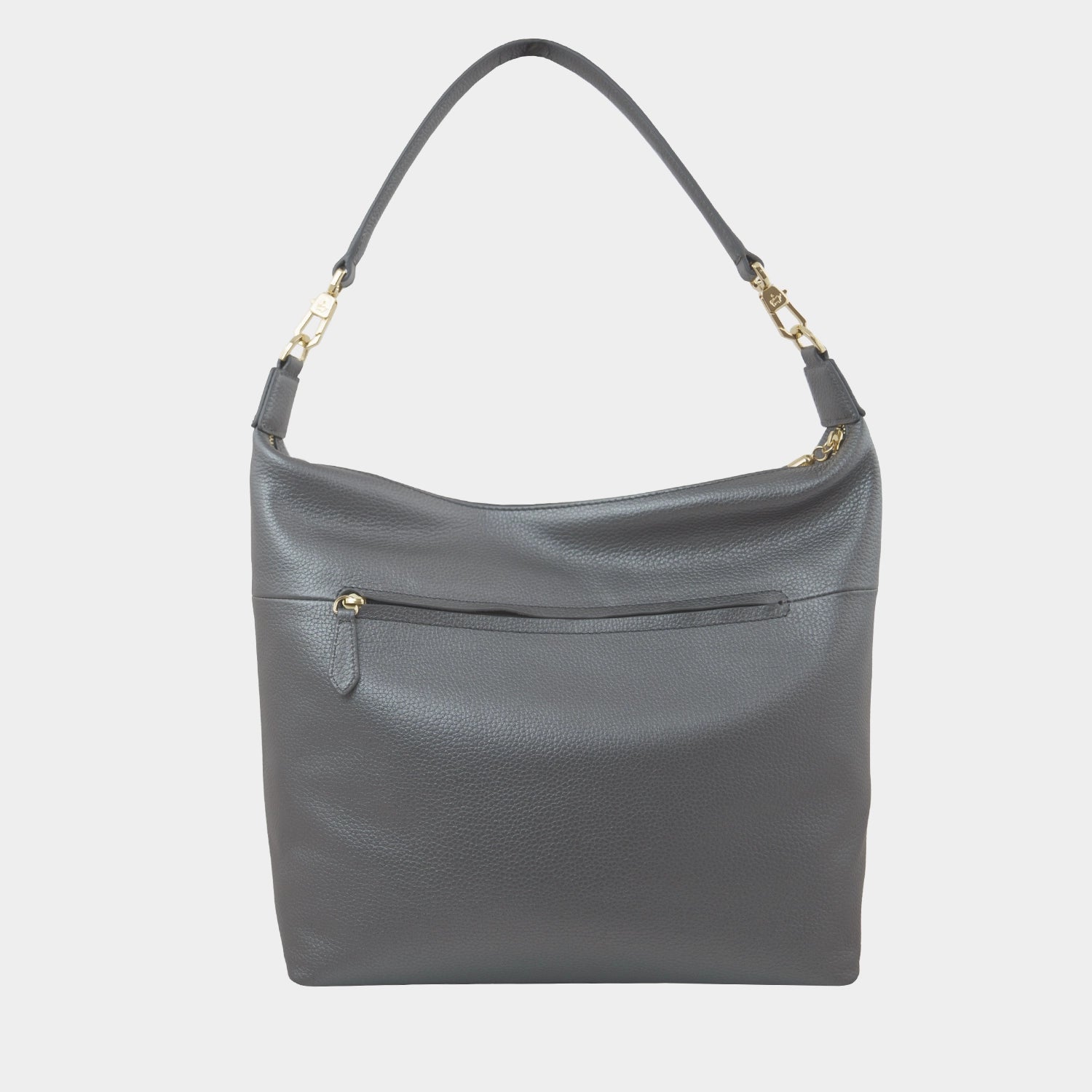 Rückansicht ALESSIA Hobo Bag dark grey  