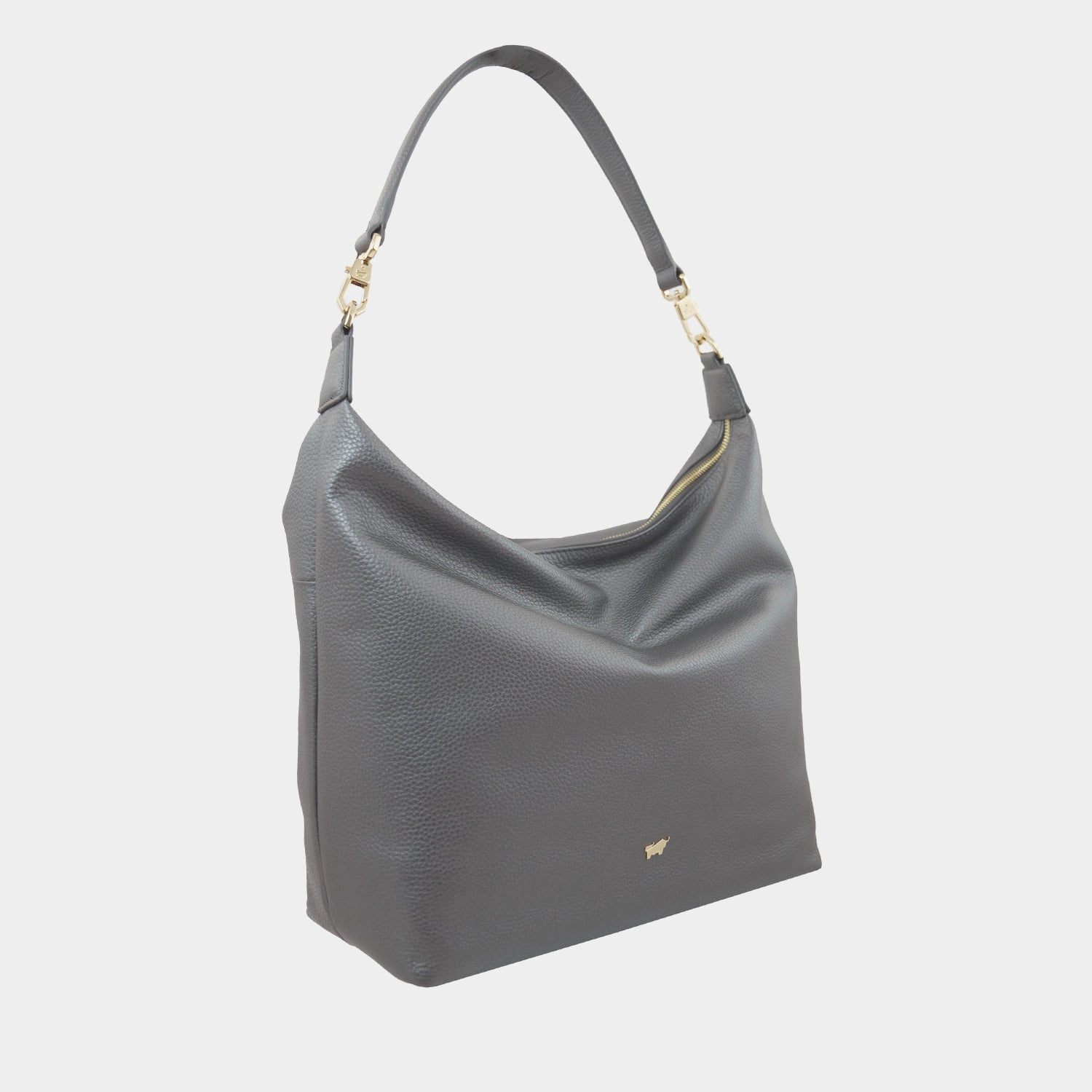 Schrägansicht ALESSIA Hobo Bag dark grey  