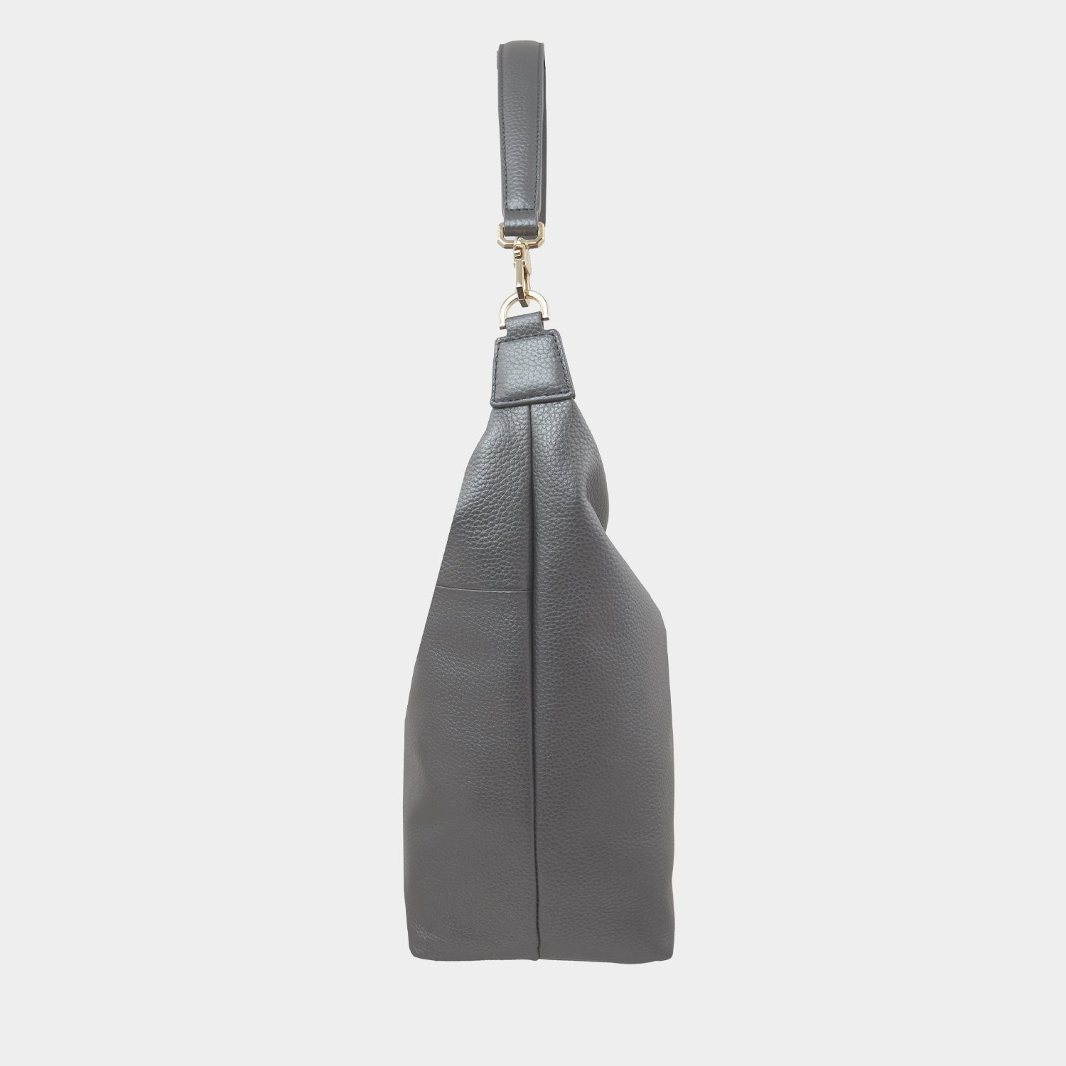 Seitenansicht ALESSIA Hobo Bag dark grey  