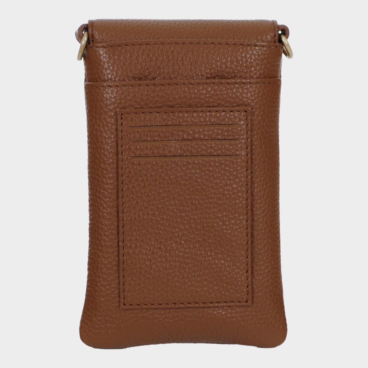 Rückansicht HANNA Phone Pouch saddle brown