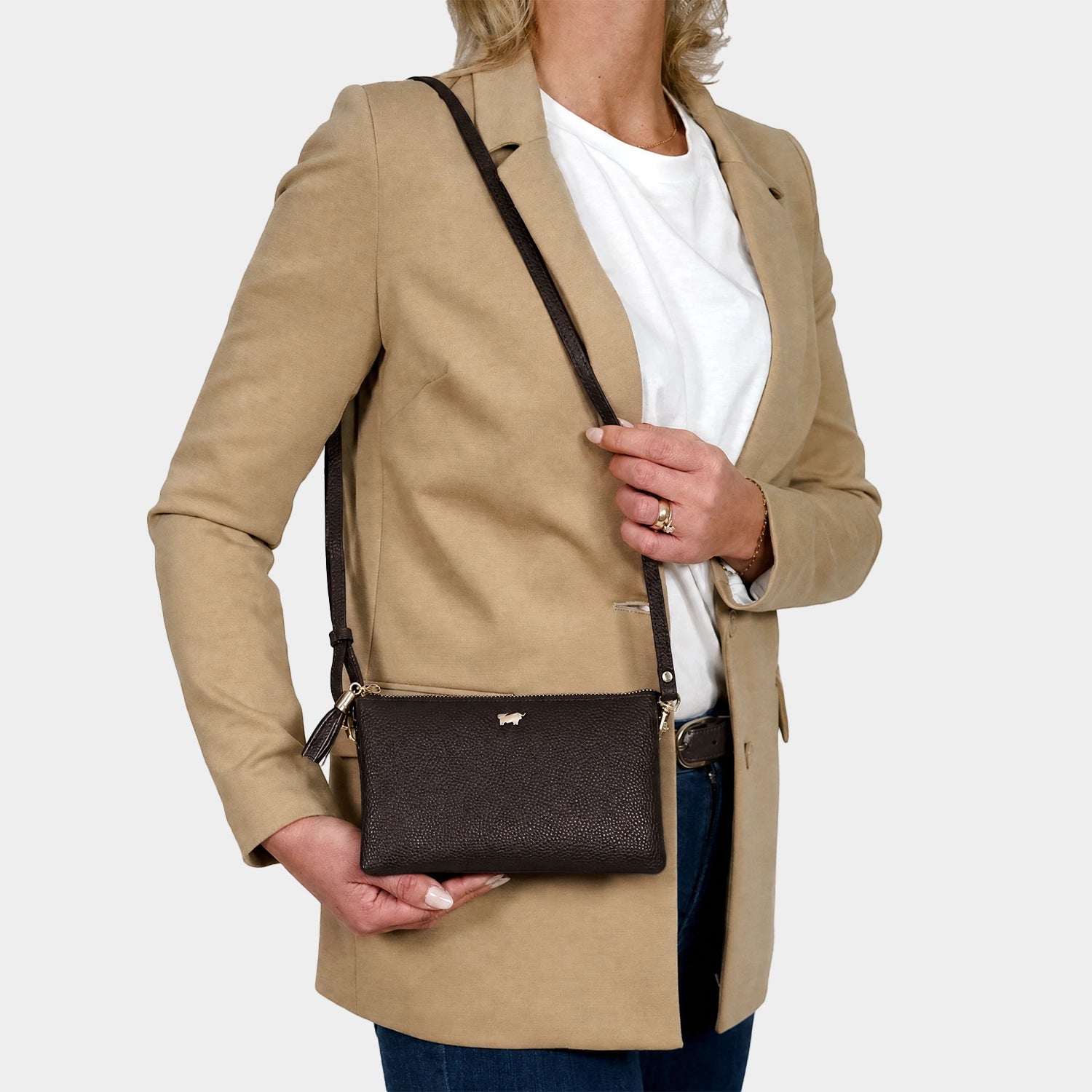 HANNA Shoulder Bag espresso