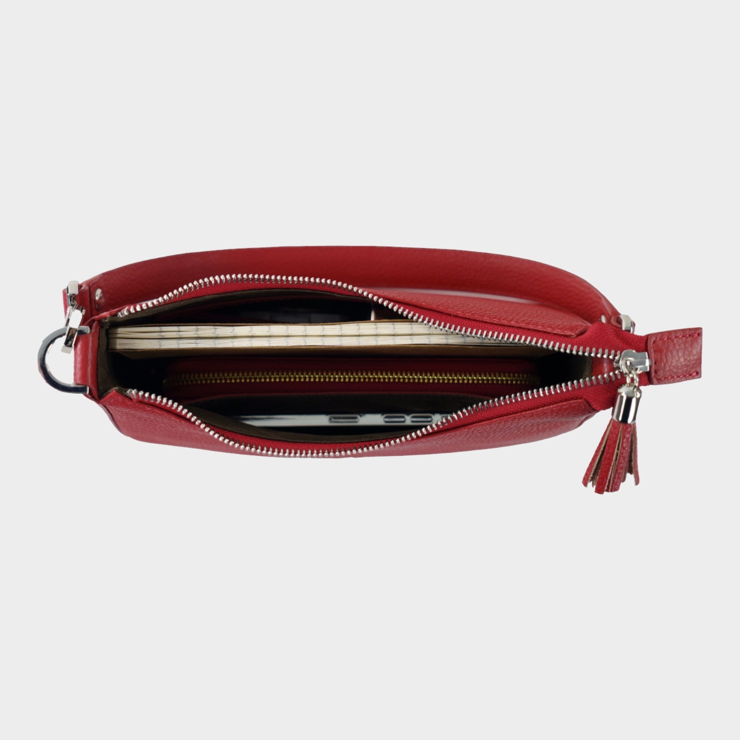 Innenansicht HANNA Mini Bag red