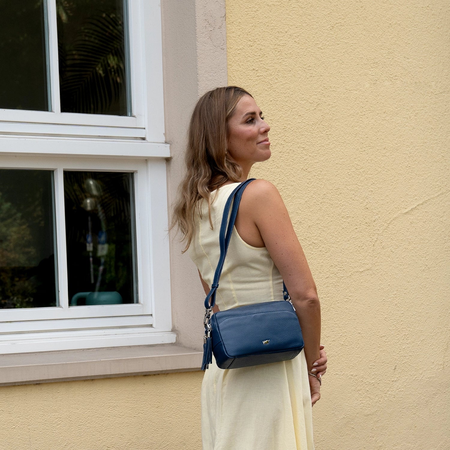 Keyfeature HANNA Umhängetasche box blue sapphire