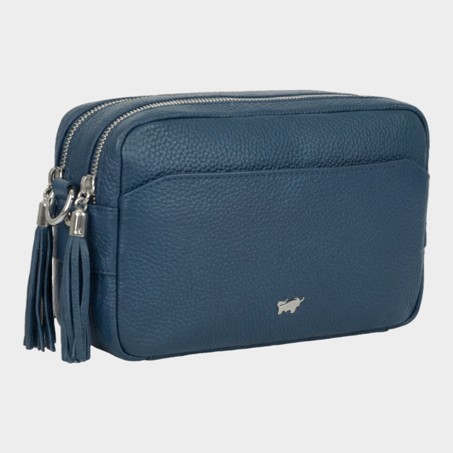 Schrägansicht HANNA Umhängetasche box blue sapphire