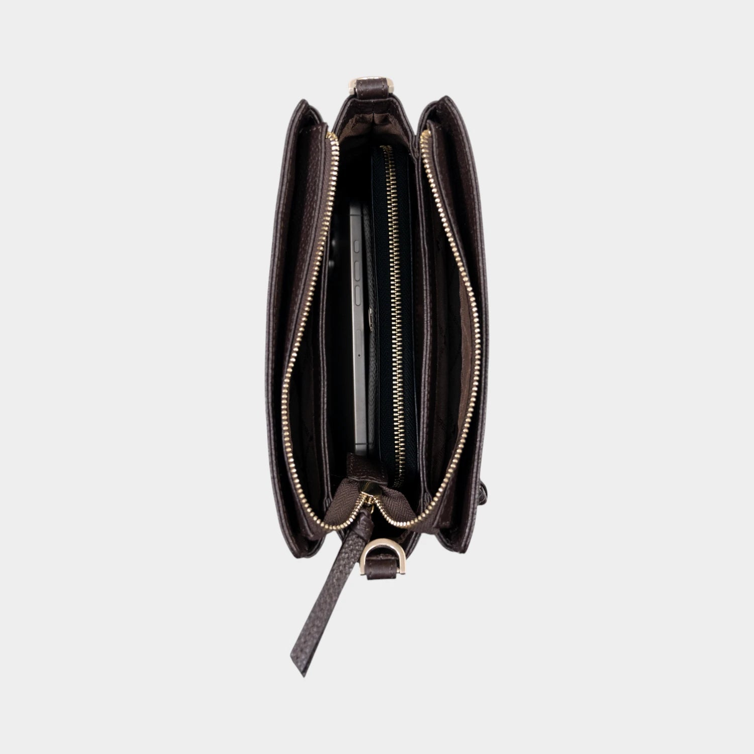 HANNA Shoulder Bag Zip espresso